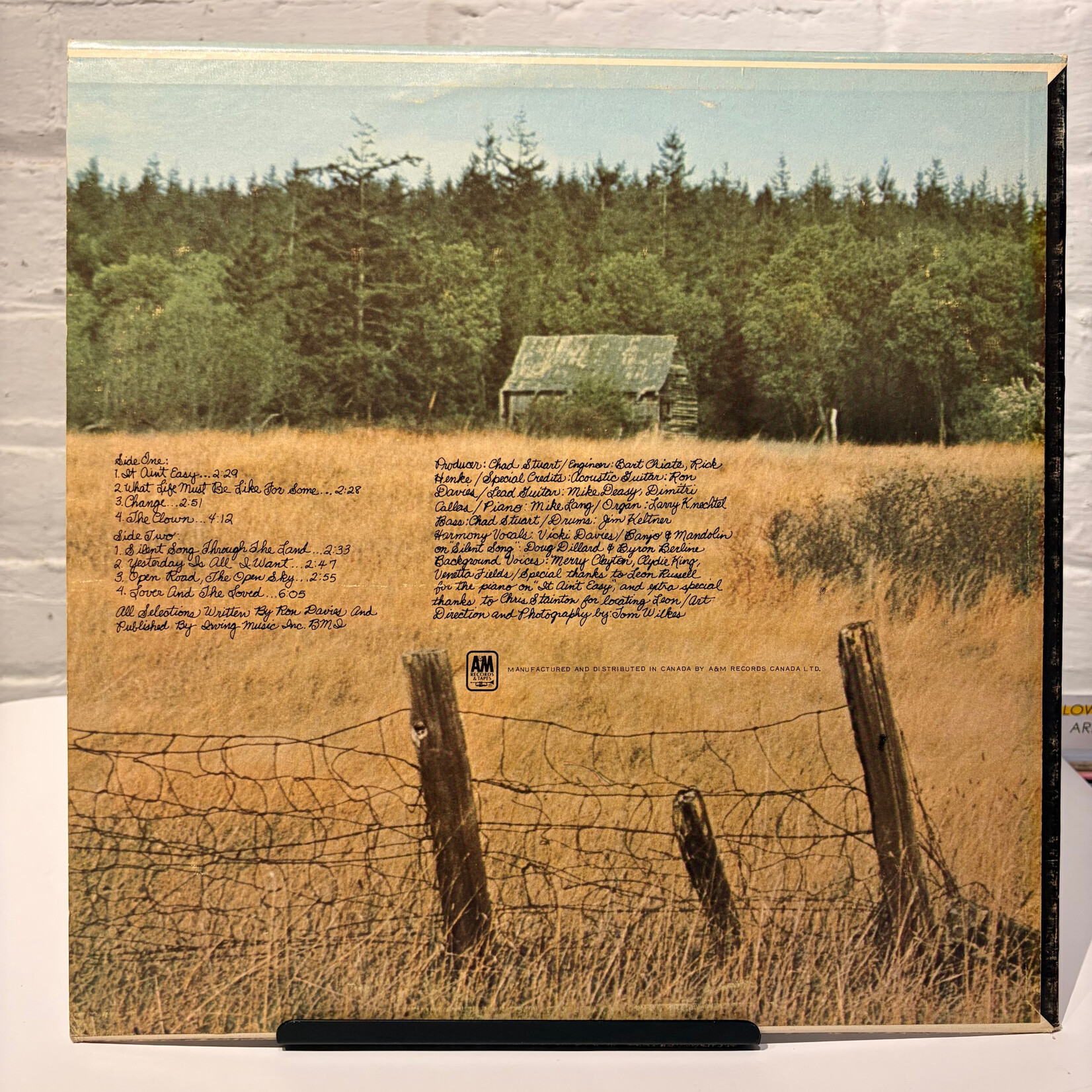 [Kollectible Vinyl] Davies, Ron: Silent Song Through the Land (1970, USA, white Label, Ex) [AM]