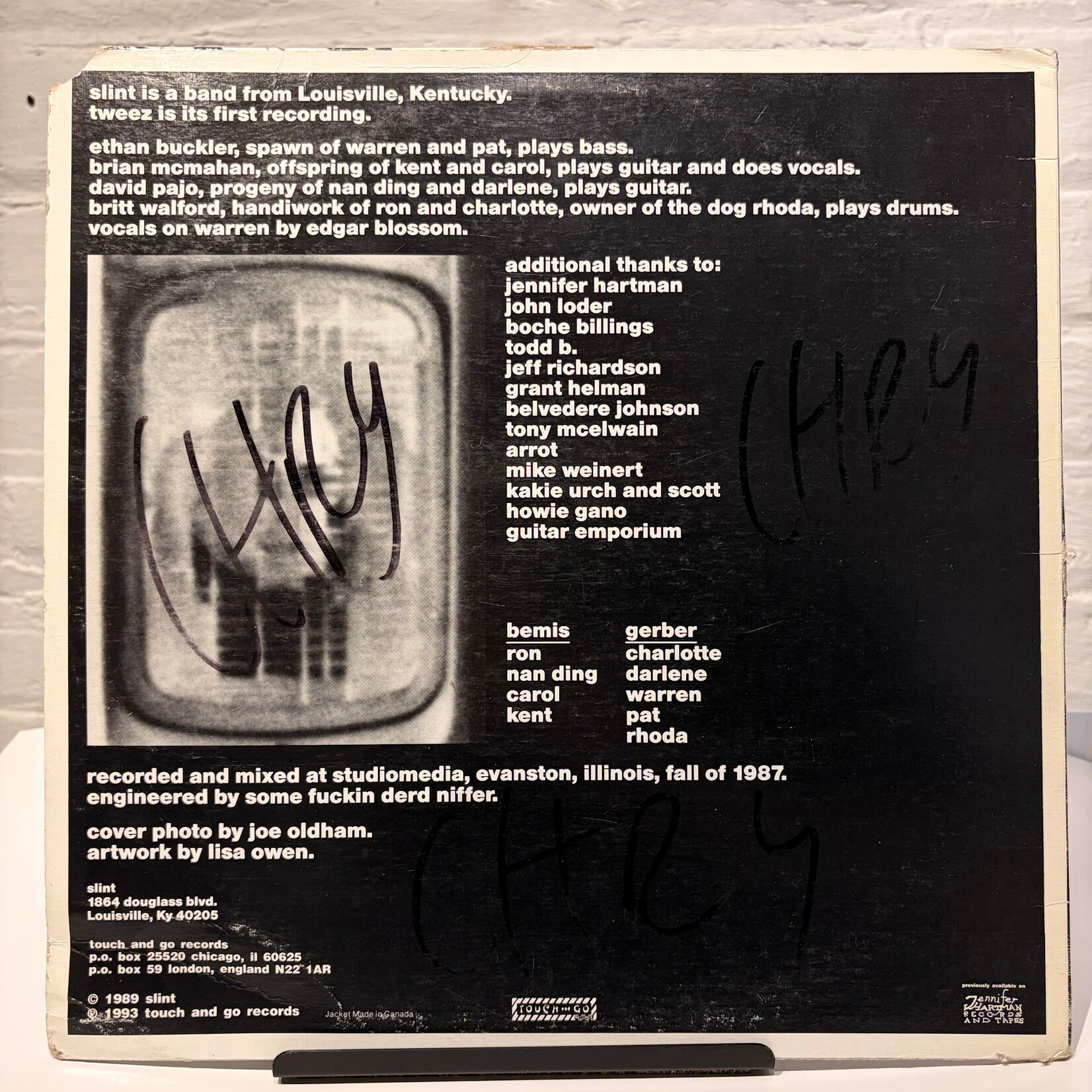 [Kollectible Vinyl] Slint: Tweez (1989, USA, York U Copy, VG) [JENNIFER HARTMAN]