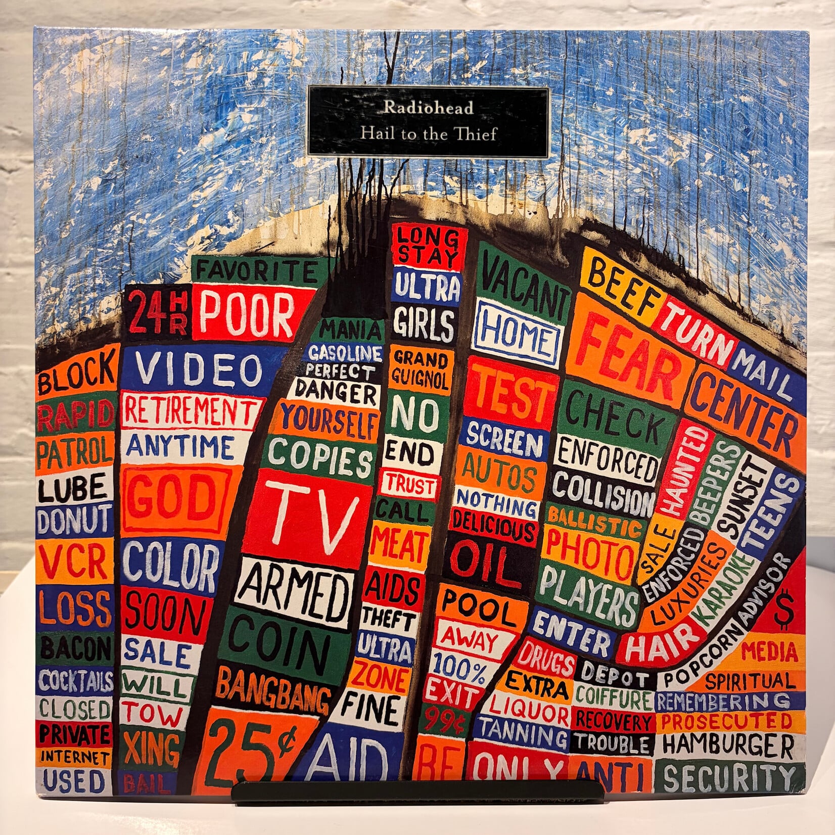 [Kollectible Vinyl] Radiohead: Hail to the Thief (2003, Europe, w/ inners, "Adam Le Chie" Matrix, Ex) [PARLOPHONE]