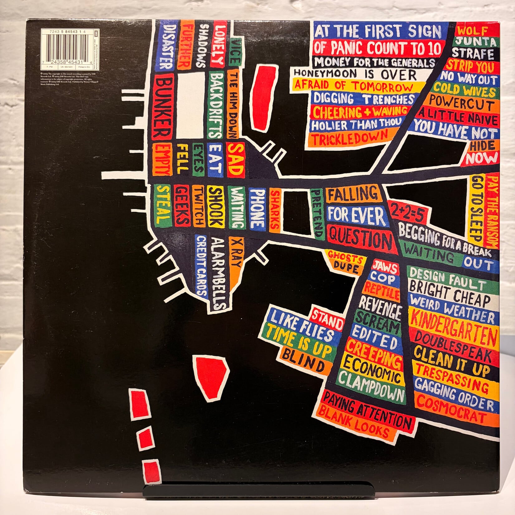 [Kollectible Vinyl] Radiohead: Hail to the Thief (2003, Europe, w/ inners, "Adam Le Chie" Matrix, Ex) [PARLOPHONE]