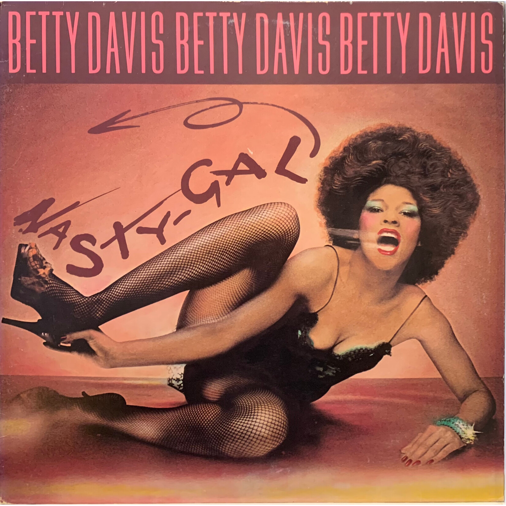 [Kollectible Vinyl] Davis, Betty: Nasty Gal (1975, Canada, w/OG inner, VG+) [ISLAND]