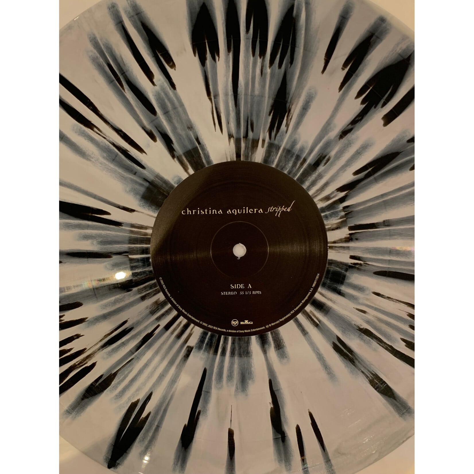 [Kollectible Vinyl] Aguilera, Christina: Stripped (2023, USA, White/Black Splatter, Ex)[RCA]