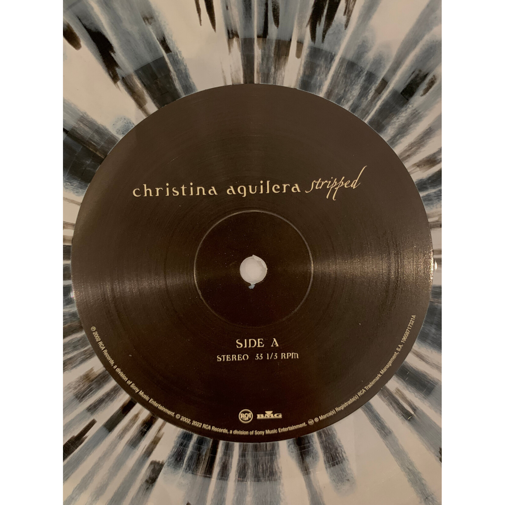 [Kollectible Vinyl] Aguilera, Christina: Stripped (2023, USA, White/Black Splatter, Ex)[RCA]