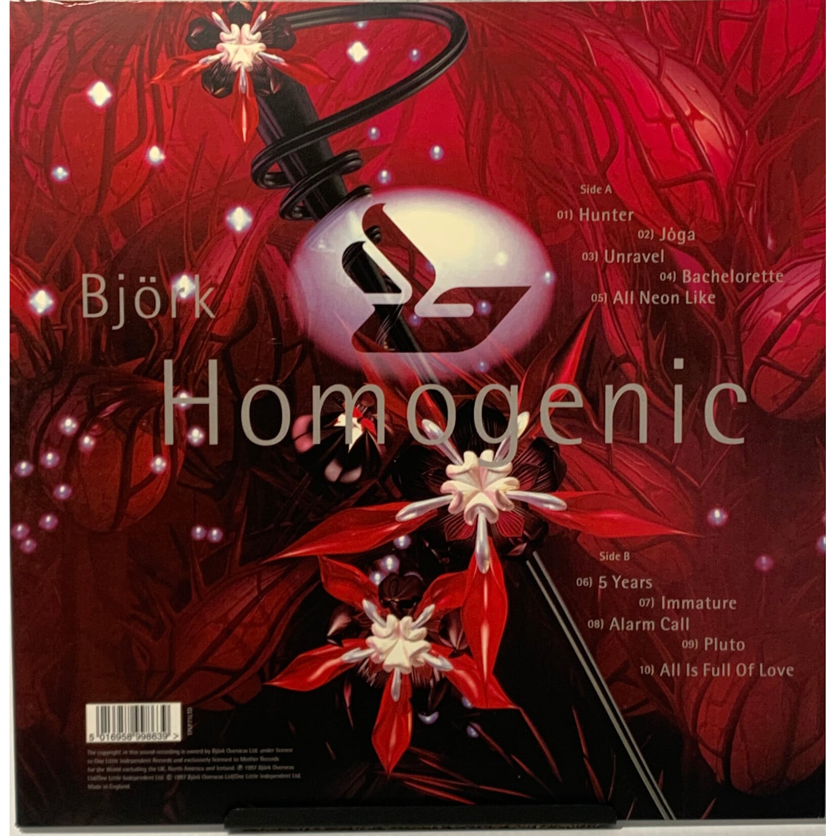 [Kollectible Vinyl] Björk: Homogenic (2015, UK, Green Vinyl, EX) [ONE LITTLE INDIAN]