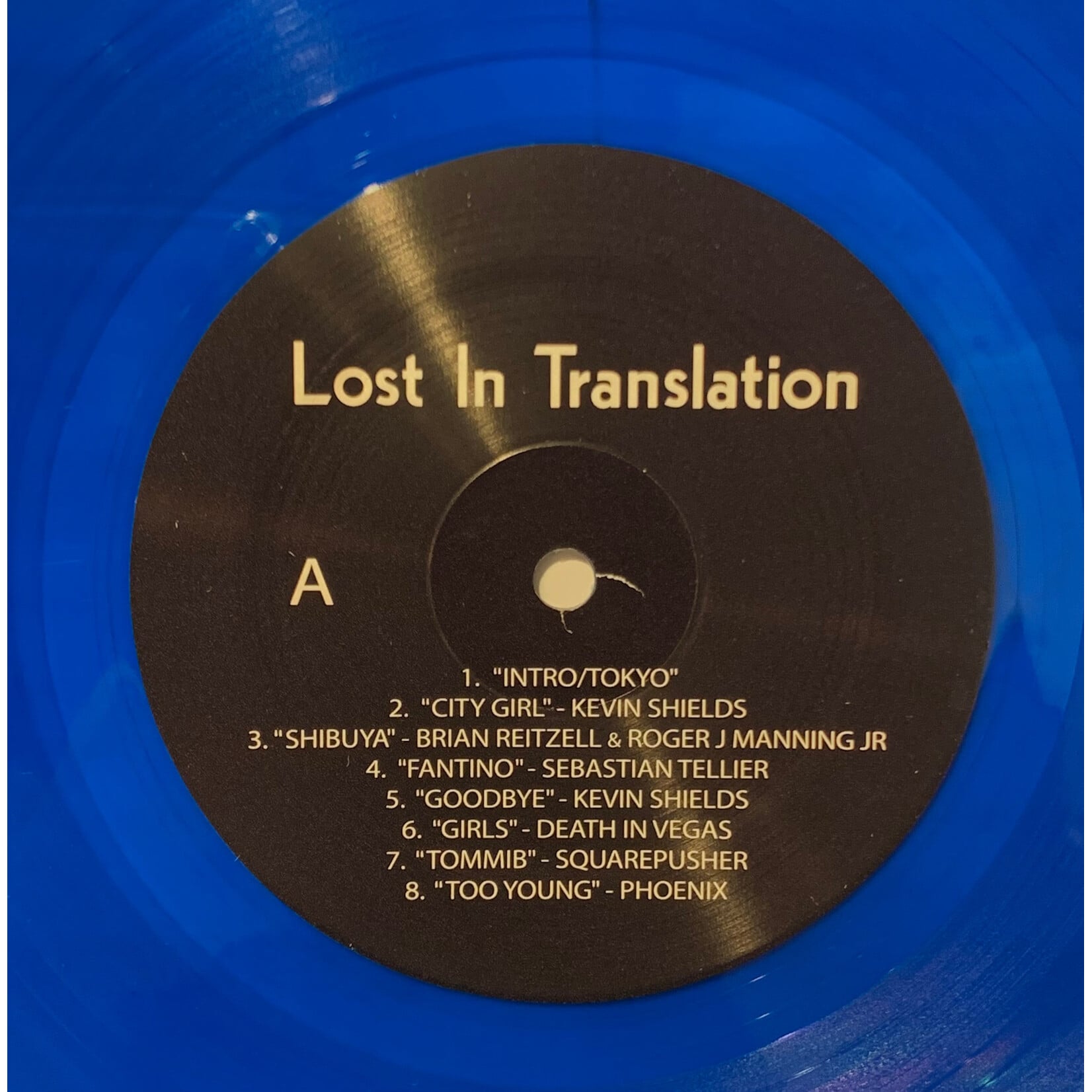 [Kollectible Vinyl] Various Artist: Lost In Translation (Music From The Motion Picture Soundtrack) (2008, Japan, Blue Wax "Unofficial", VG+) [NO LABEL]