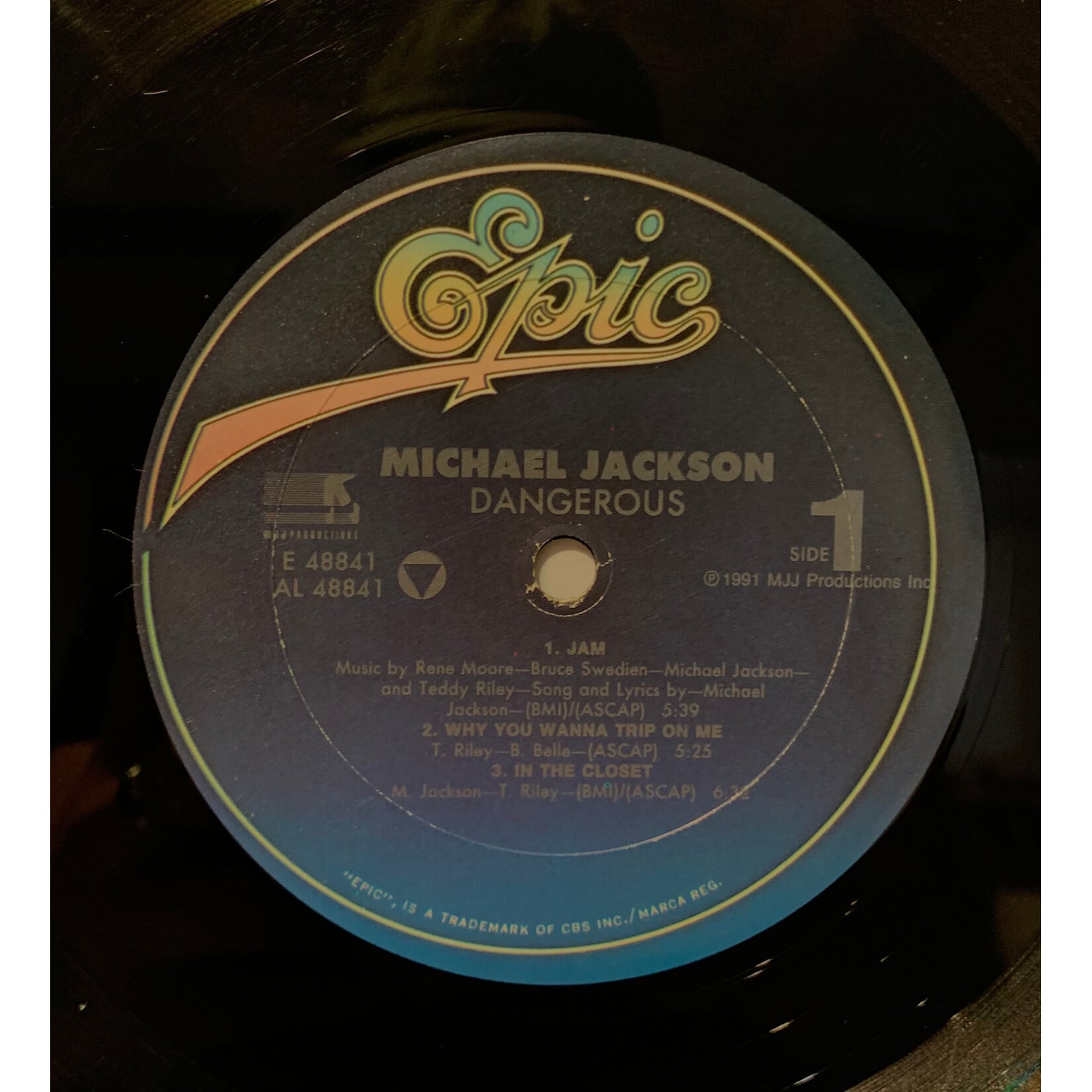 [Kollectible Vinyl] Jackson, Michael: Dangerous (1991, USA, w/ Inners, VG) [EPIC]