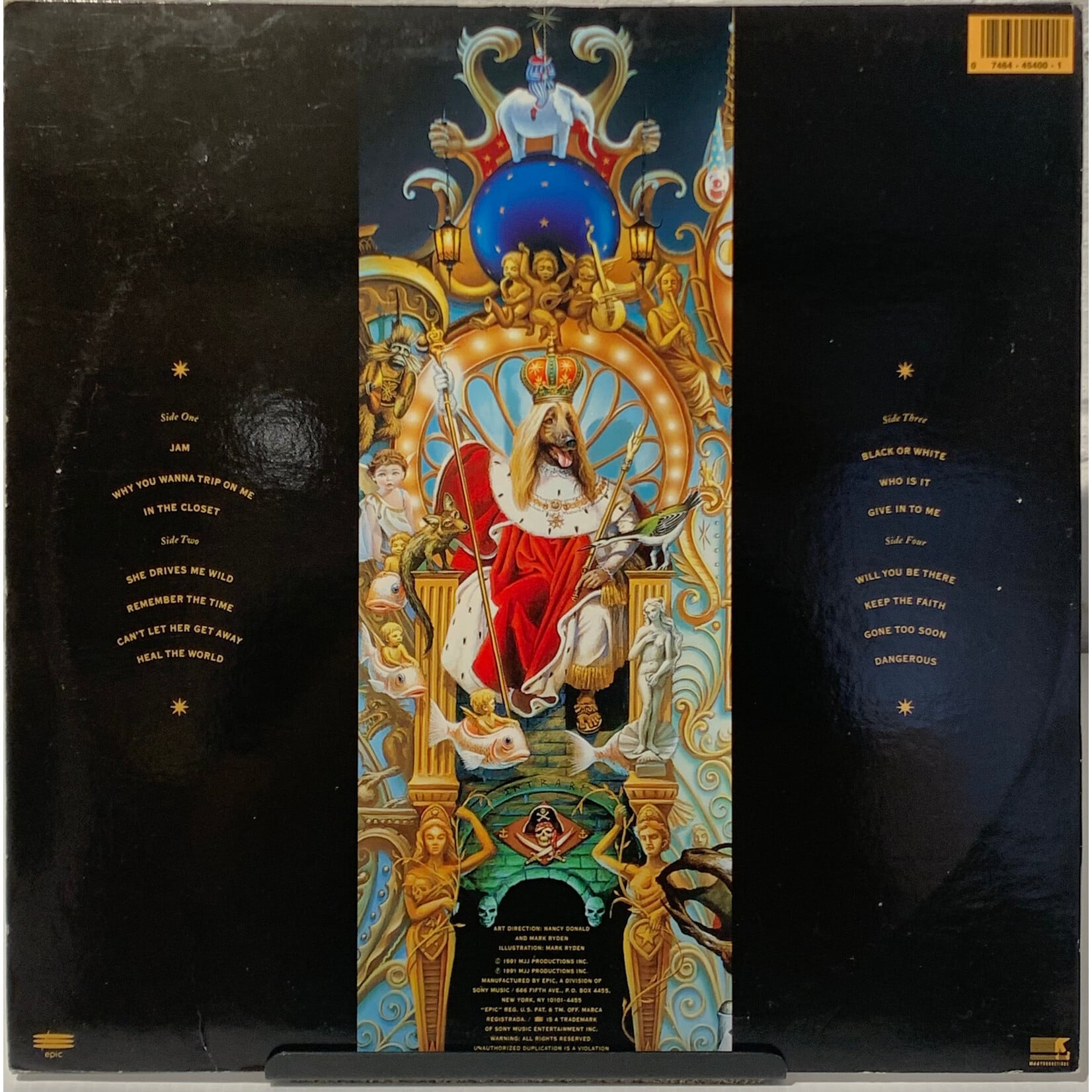 [Kollectible Vinyl] Jackson, Michael: Dangerous (1991, USA, w/ Inners, VG) [EPIC]