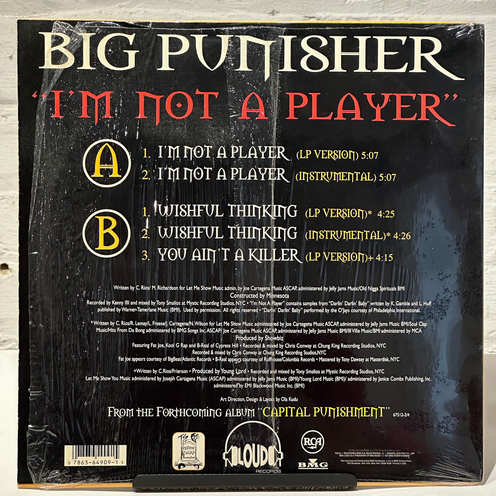 [Nick's Disk Pics] Big Punisher: I'm Not A Player (1997, USA, VG+) [LOUD]