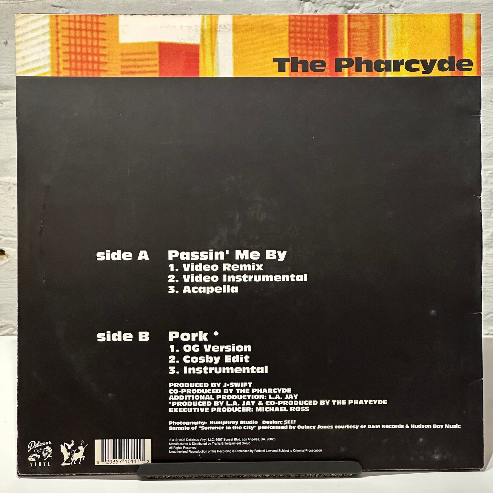 [Nick's Disk Pics] Pharcyde: Passin' Me By (2003, USA, VG+) [DELICIOUS VINYL]