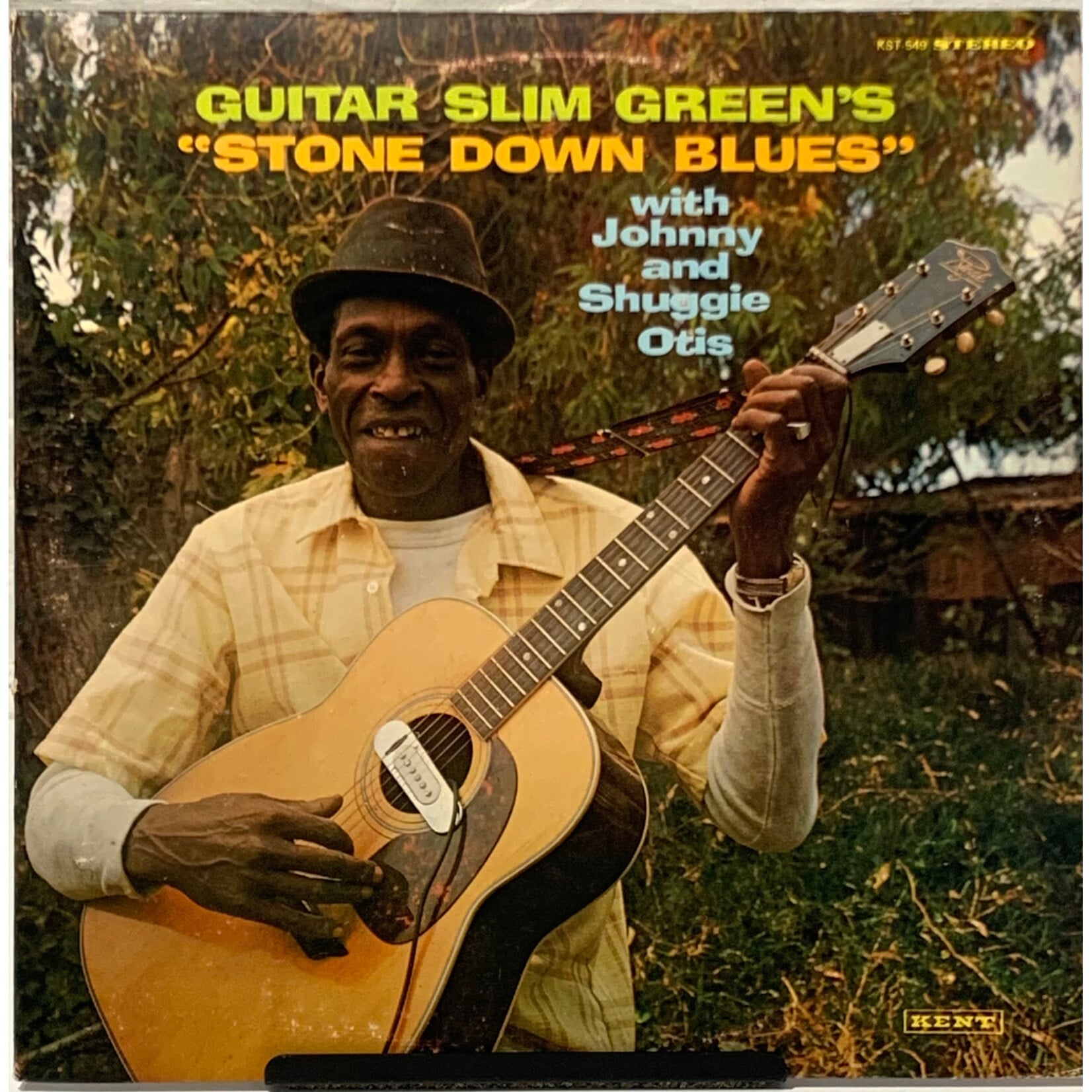 [Kollectible Vinyl] Guitar Slim Green: Stone Down Blues (1970, USA, w/Baby Boy Shuggie, VG+) [KENT]