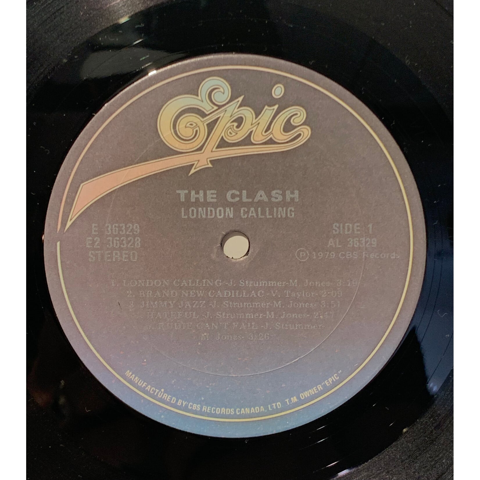 [Kollectible Vinyl] Clash: London Calling (1980, Canada, In Shrink, w/Hype, w/Inners, EX) [EPIC]