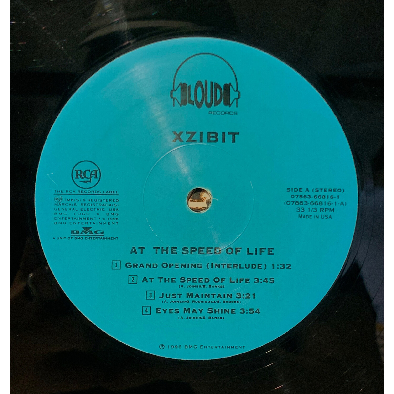 [Kollectible Vinyl] Xzibit: At the Speed of Life (1996, USA, VG) [LOUD]