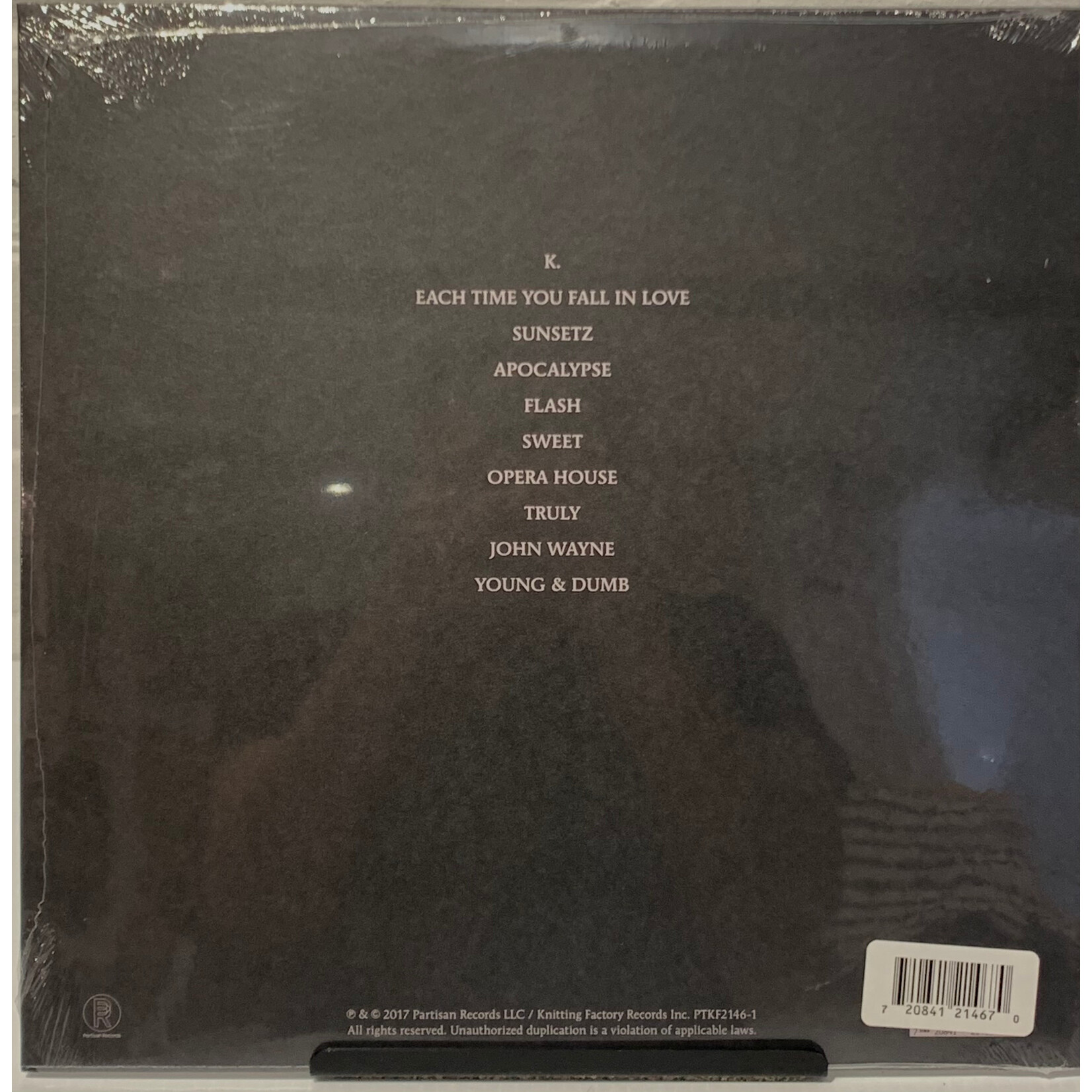 [Kollectible Vinyl] Cigarettes After Sex: Self-Titled (2022, USA, Clear Wax, Sealed) [PARTISAN]