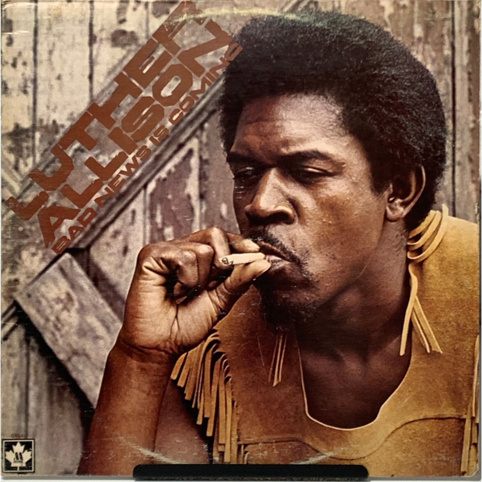 [Kollectible Vinyl] Allison, Luther: Bad News Is Coming (1972, Canada, Blues, Disc VG+) [MOTOWN]