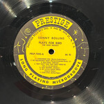 [Kollectible Vinyl] Rollins, Sonny: Plays For Bird (1956, USA, Mono, New York Address, Disc Only, VG) [PRESTIGE]