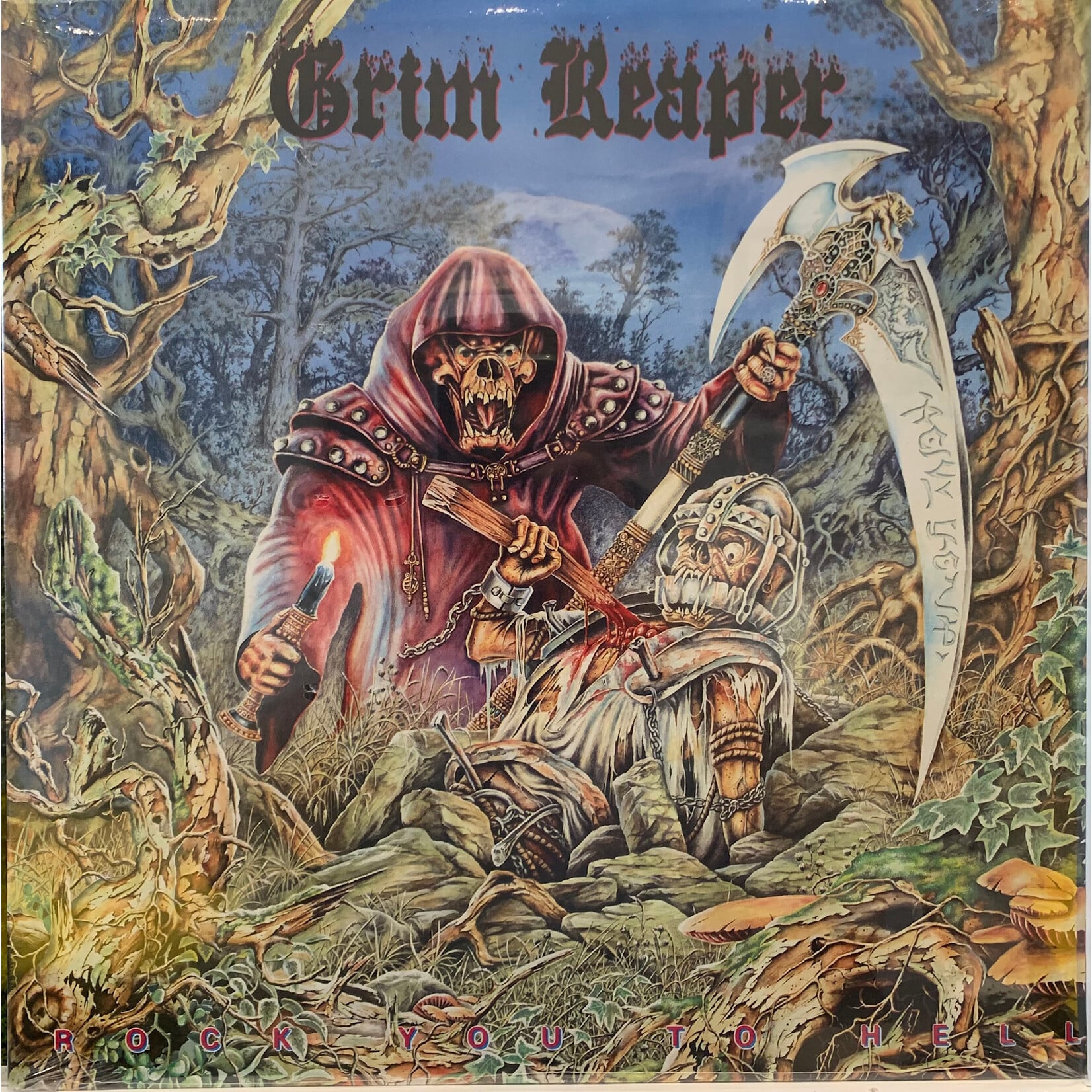 [Kollectible Vinyl] Grim Reaper: Rock You To Hell (1987, Canada, Metal, Sealed) [RCA]