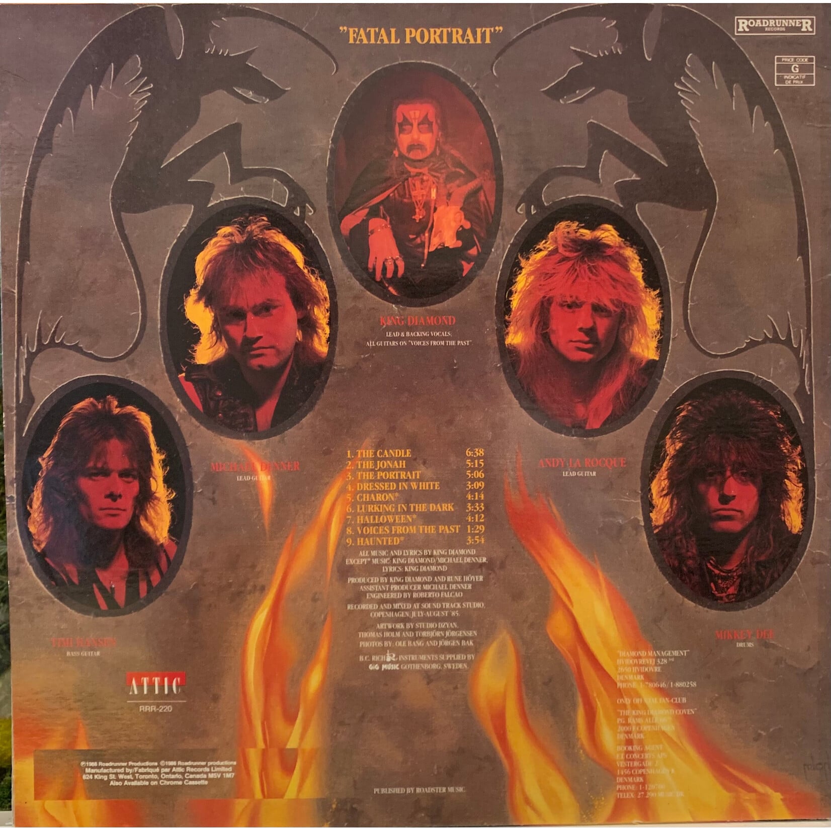 [Kollectible Vinyl] King Diamond: Fatal Portrait (1986, USA, Metal, VG+) [ATTIC]