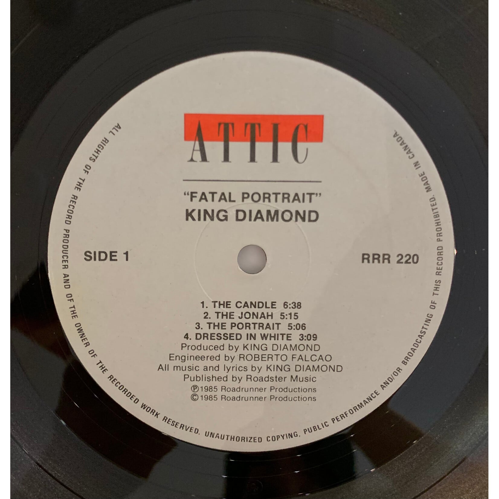 [Kollectible Vinyl] King Diamond: Fatal Portrait (1986, USA, Metal, VG+) [ATTIC]