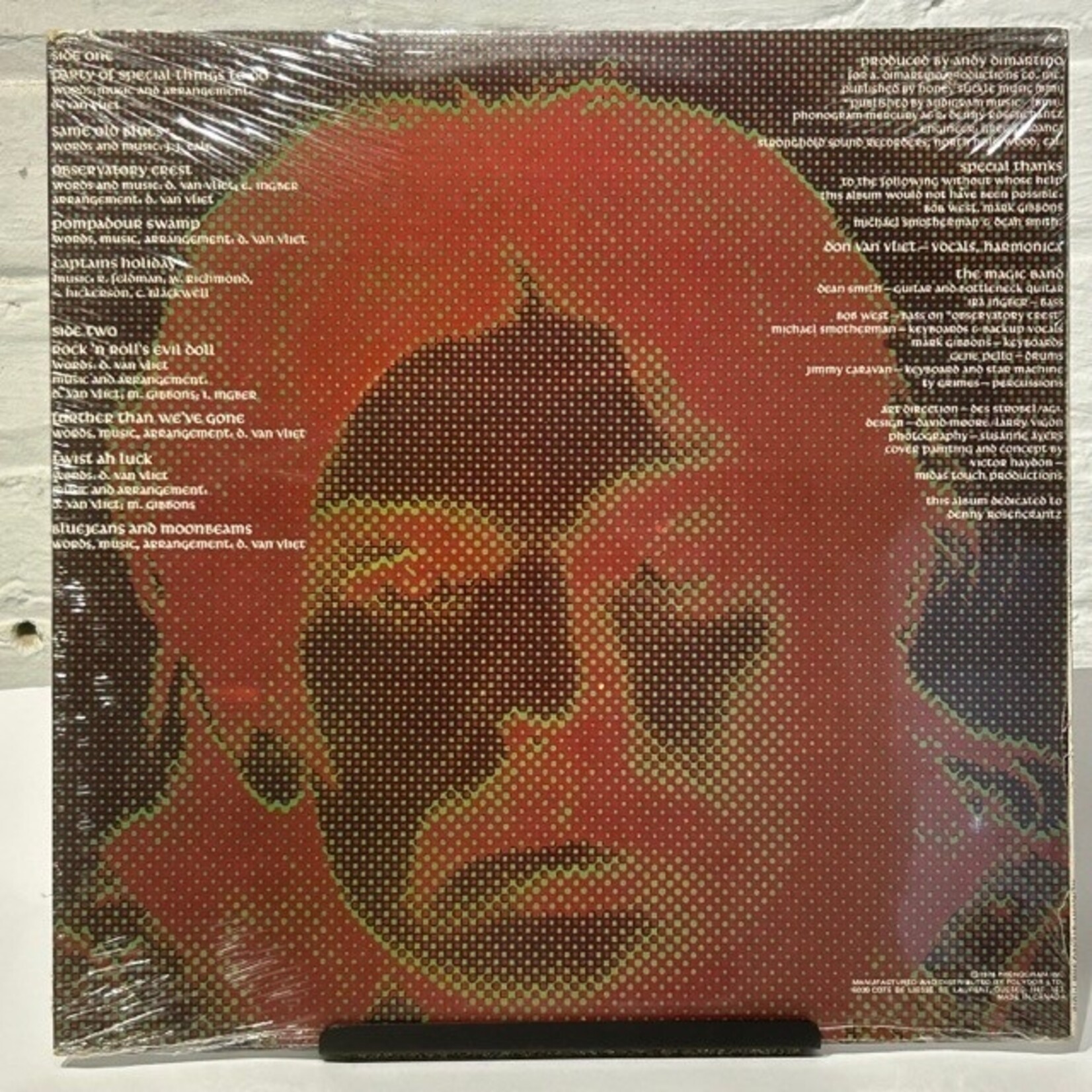 [Kollectible Vinyl] Captain Beefheart & The Magic Band: Bluejeans & Moonbeams (1974, Canada, Sealed) [MERCURY]