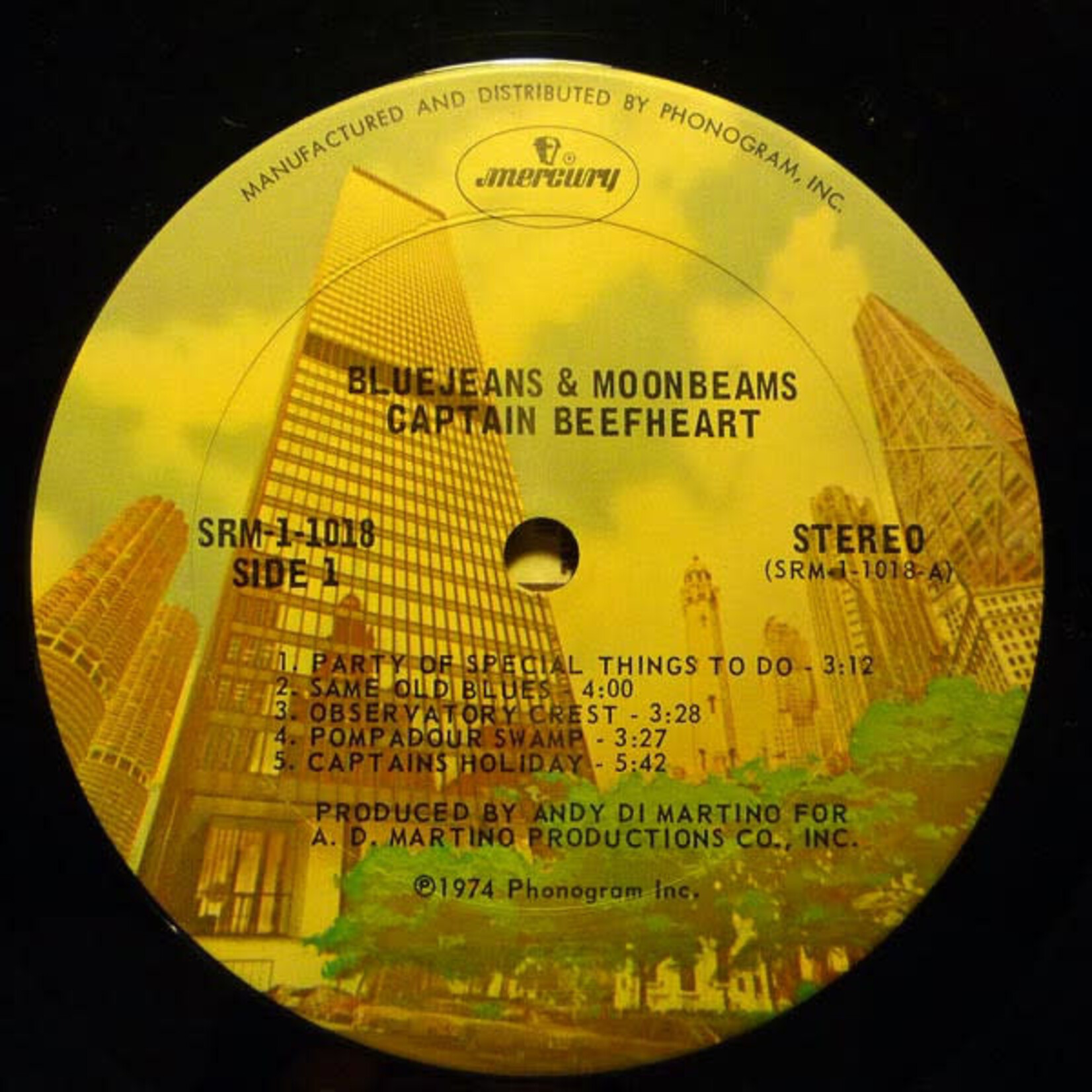 [Kollectible Vinyl] Captain Beefheart & The Magic Band: Bluejeans & Moonbeams (1974, Canada, Sealed) [MERCURY]