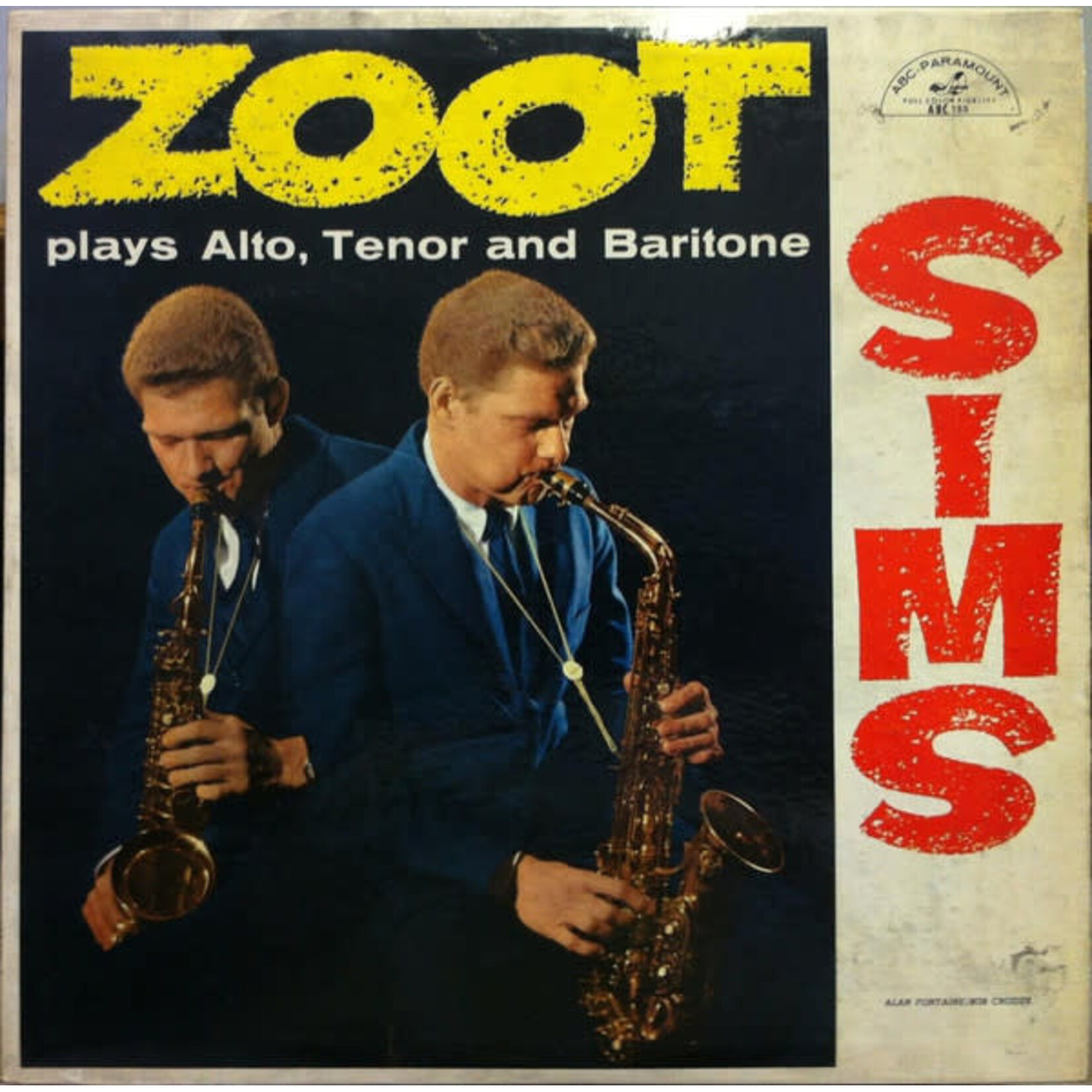 [Japanese Vintage] Sims, Zoot: Plays Alto, Tenor And Baritone (w/OBI) [JAPANESE VINTAGE]