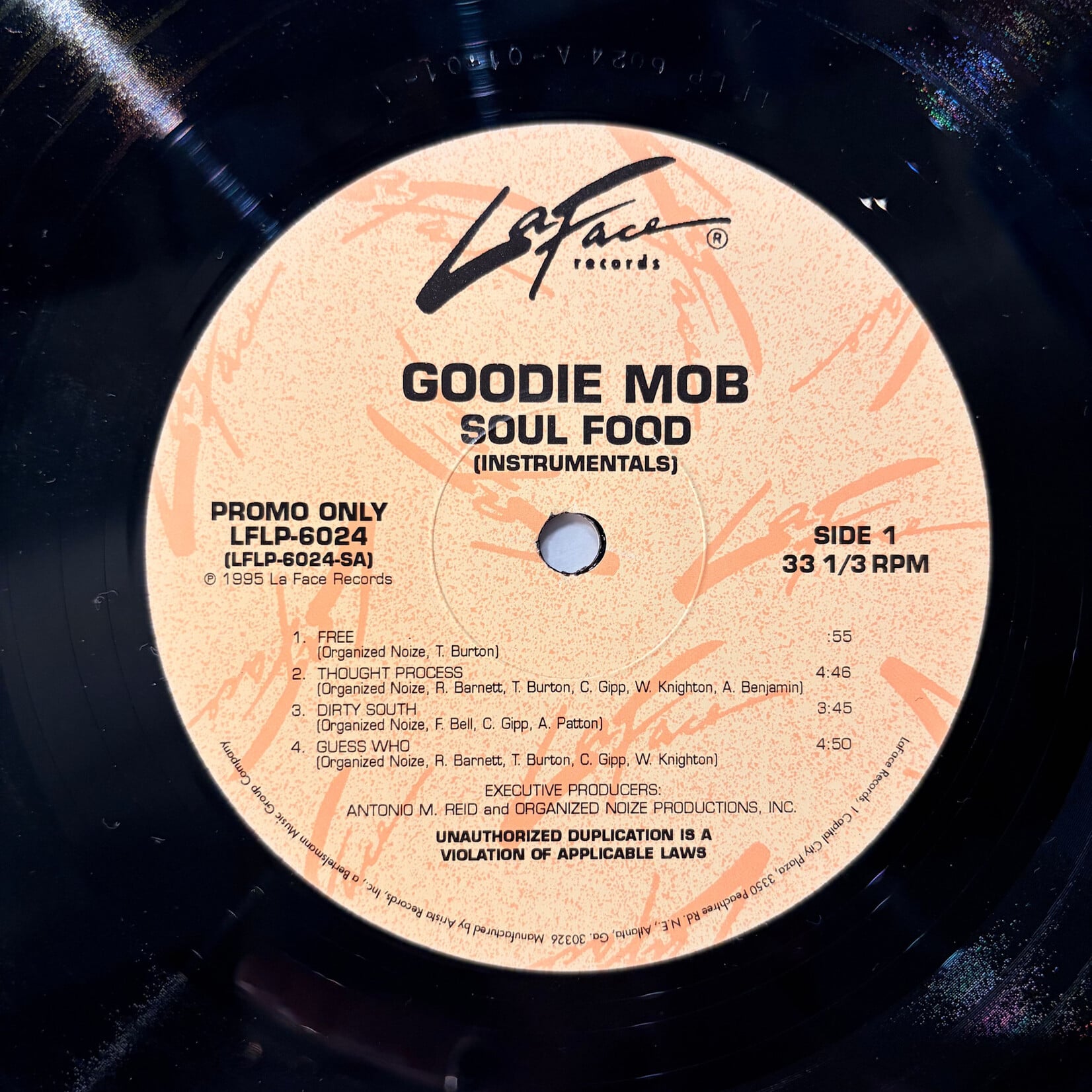 [Kollectible Vinyl] Goodie Mob: Soul Food (1995, USA, Promo, VG+) [LA FACE]