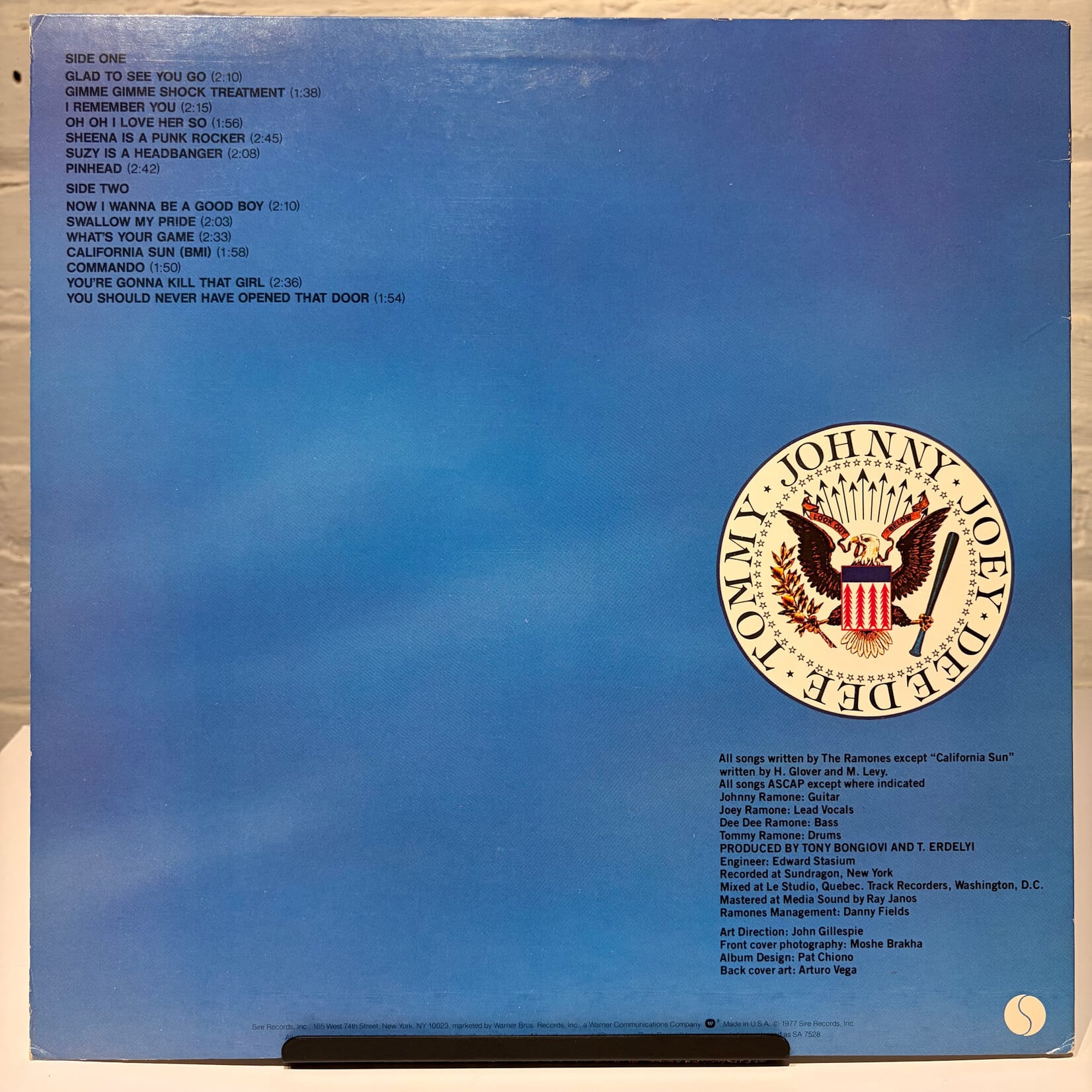 [Kollectible Vinyl] Ramones: Leave Home (1977, USA, VG+) [SIRE]