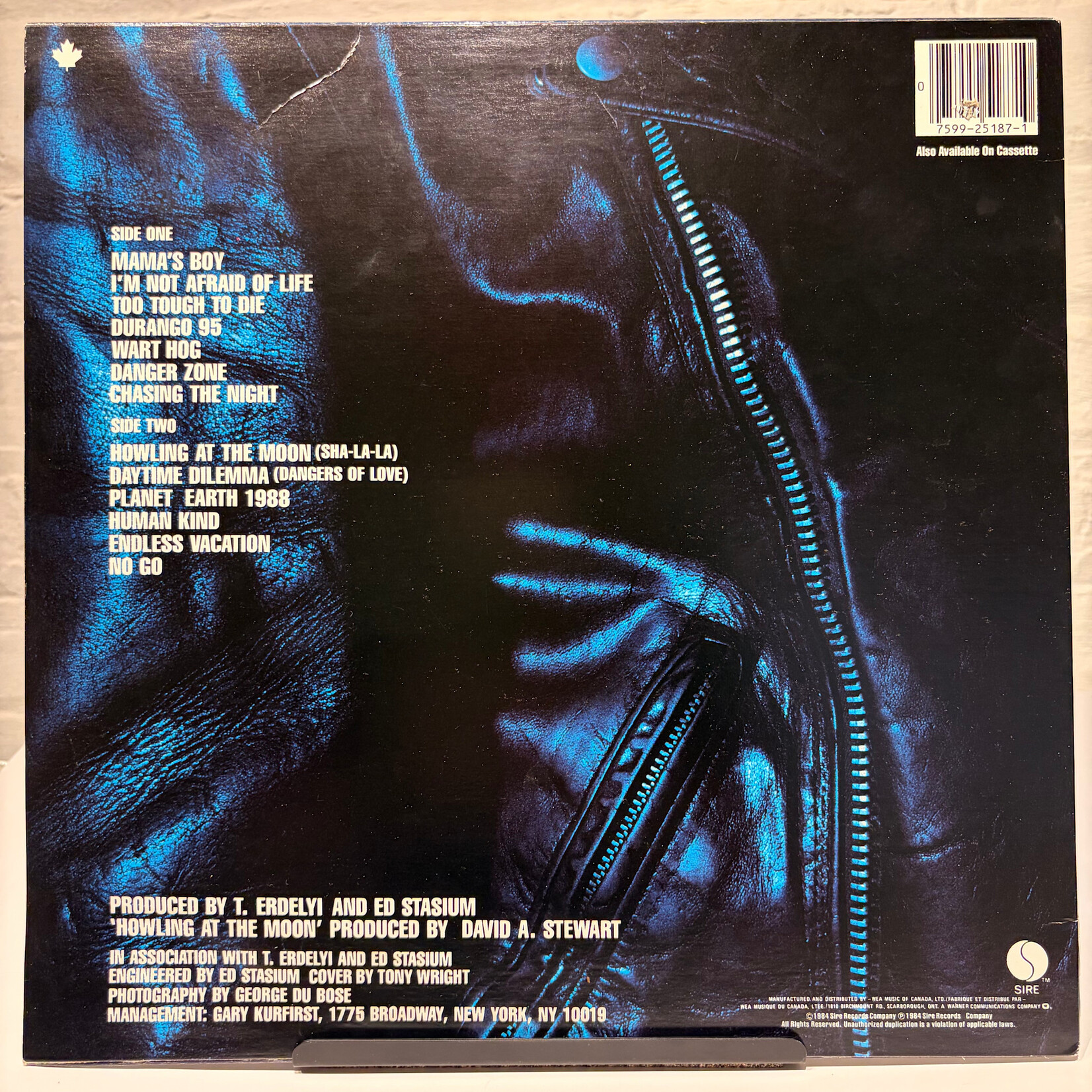 [Kollectible Vinyl] Ramones: Too Tough To Die (1984, Canada, w/ Inner, VG+) [SIRE]