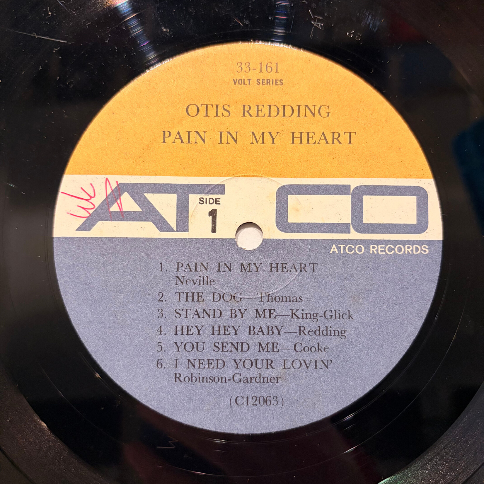 [Kollectible Vinyl] Redding, Otis: Pain In My Heart (1964, USA, Mono, VG) [ATCO]
