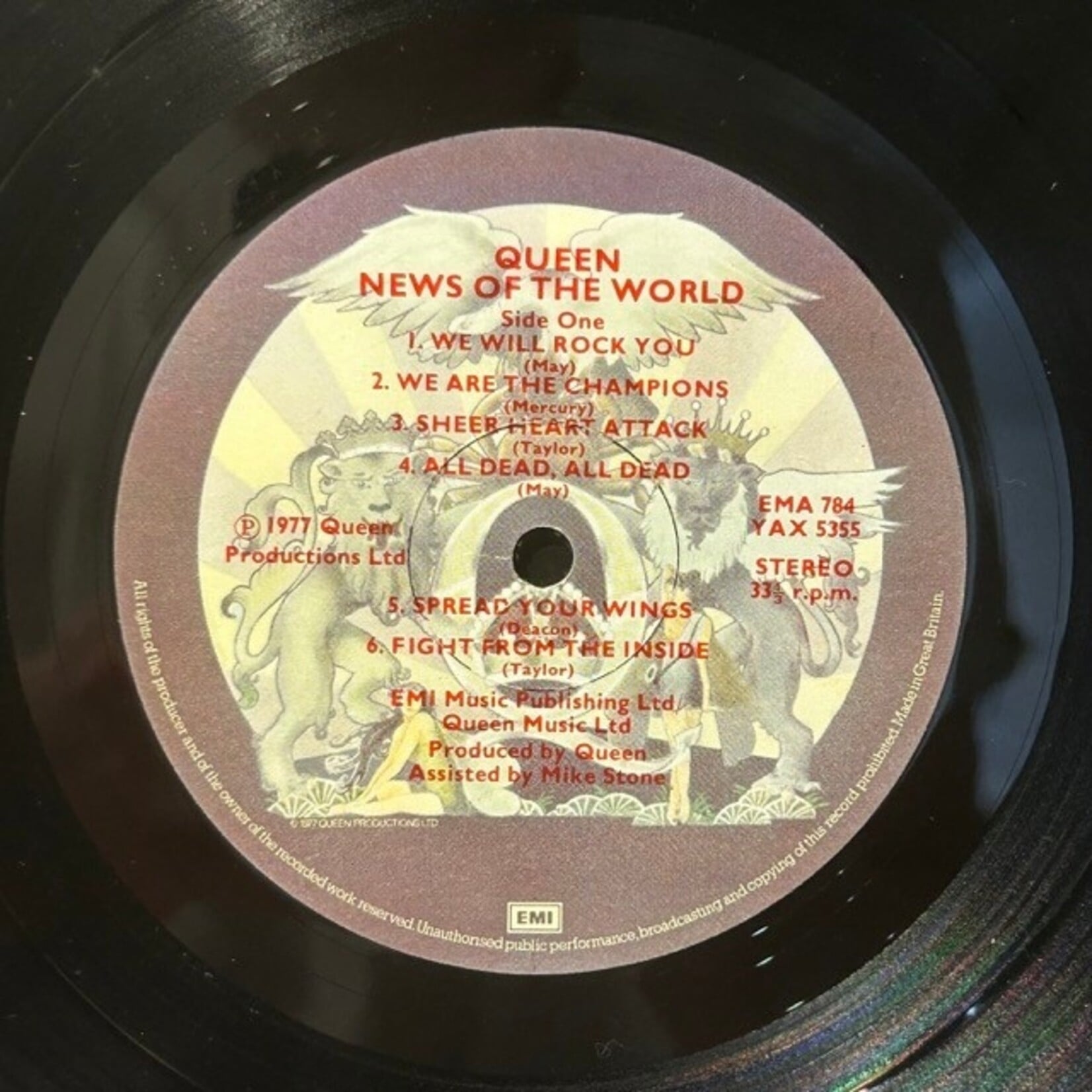 [Kollectible Vinyl] Queen: News Of The World (1977, UK, VG+) [EMI]
