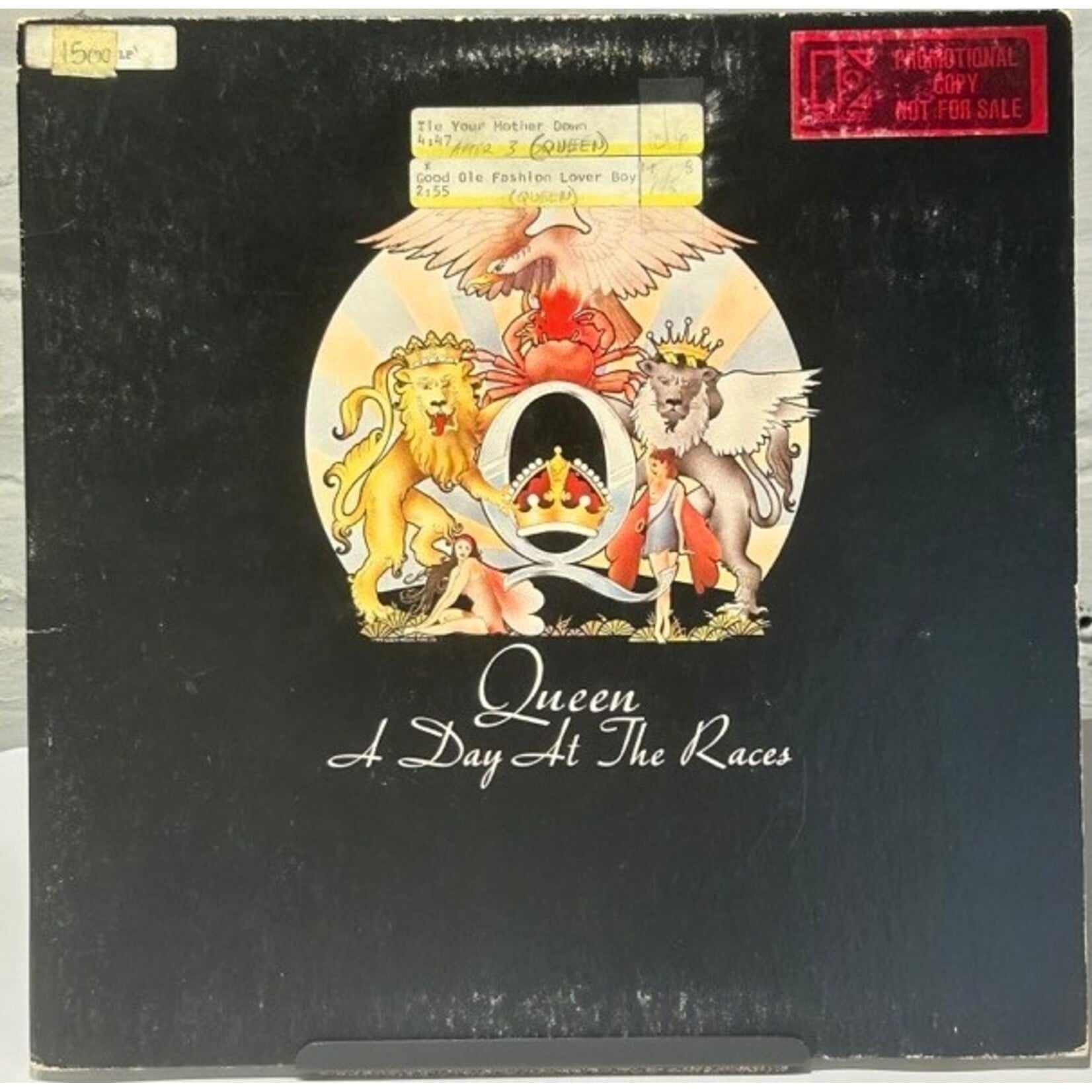 [Kollectible Vinyl] Queen: A Day At The Races (1976, USA, White Label Promo, VG) [ELEKTRA]