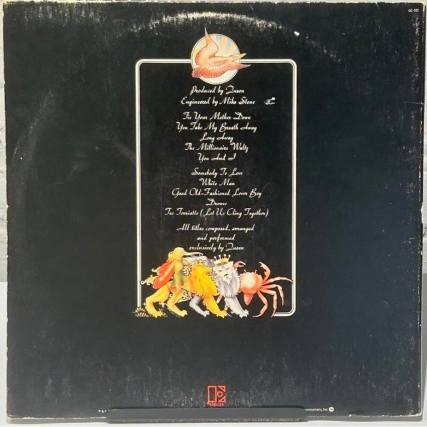 [Kollectible Vinyl] Queen: A Day At The Races (1976, USA, White Label Promo, VG) [ELEKTRA]