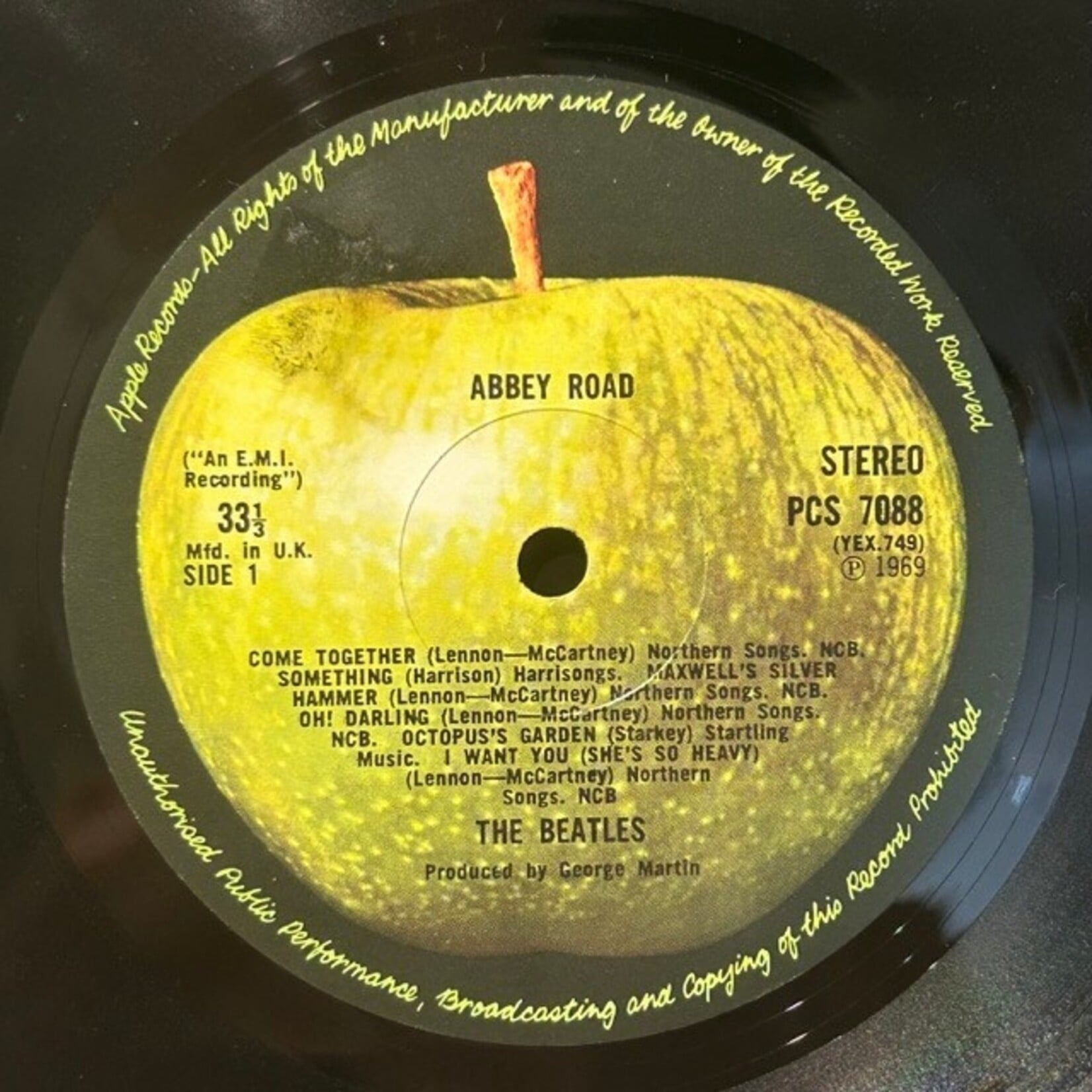 [Kollectible Vinyl] Beatles: Abbey Road (1971, UK, 2nd Issue, VG+) [ APPLE]