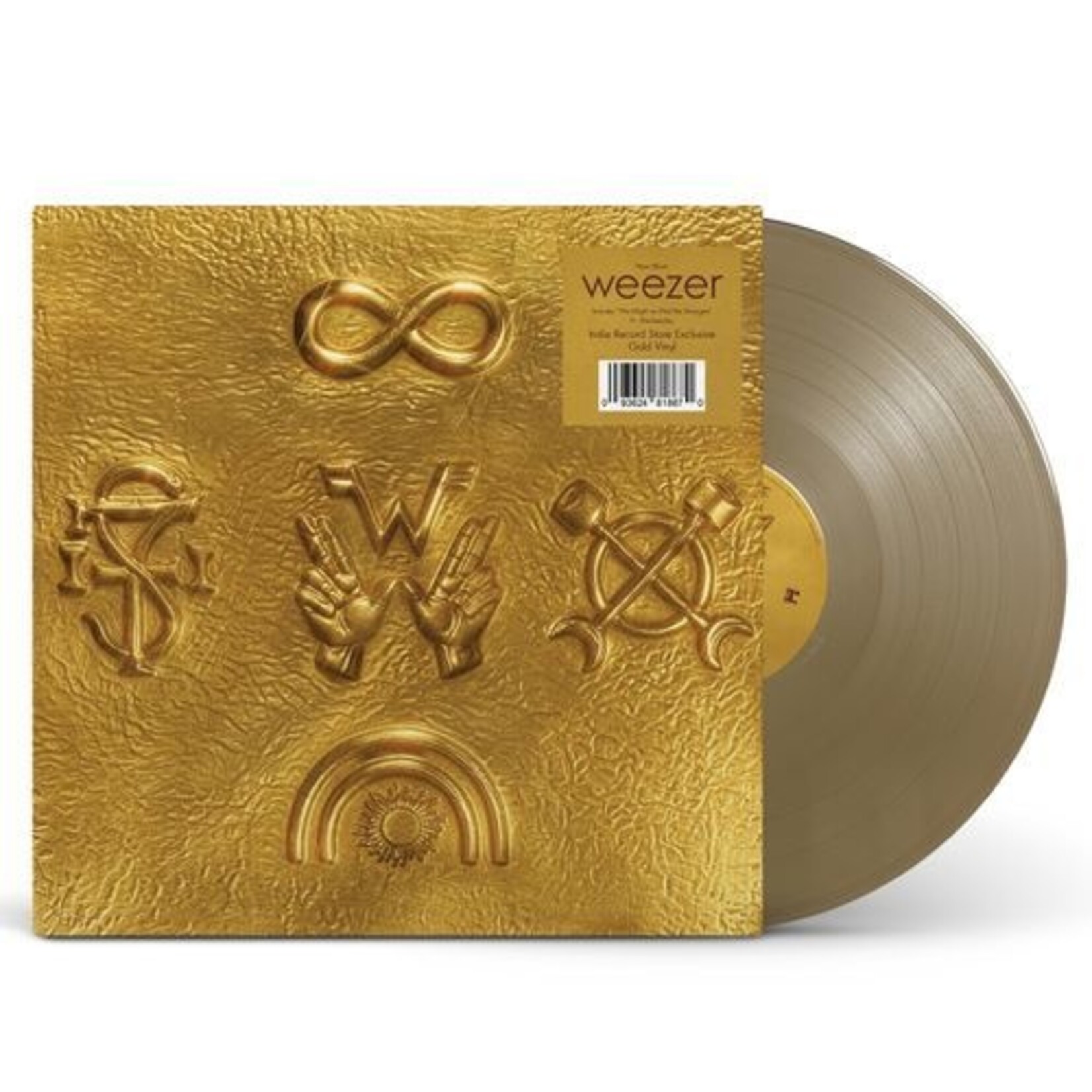 [New Vinyl] Weezer: Weezer (gold album) (gold colour vinyl-indie exclusive) [REPRISE]