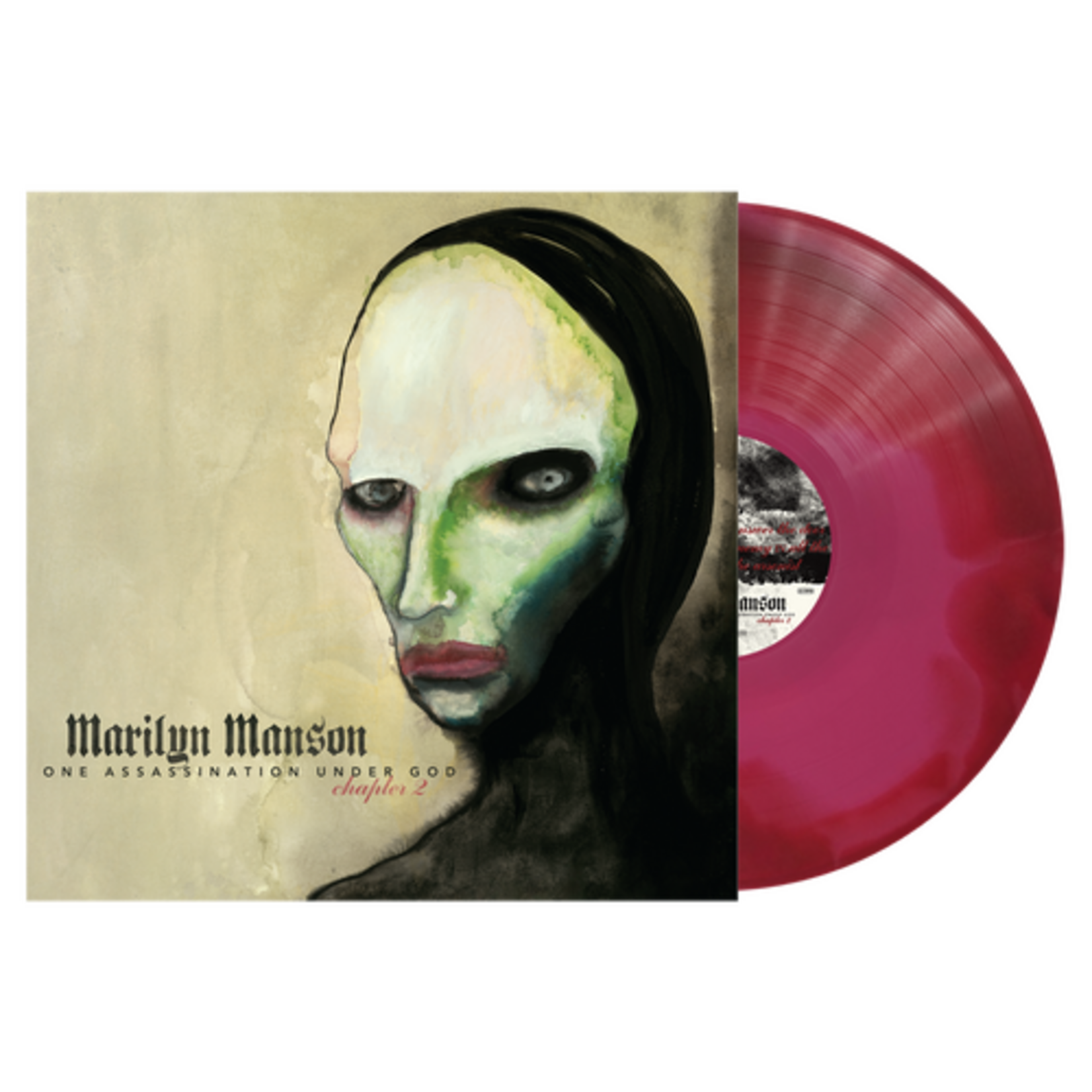 [New Vinyl] Manson, Marilyn: One Assassination Under God: Chapter 2 (indie exclusive pink red swirl) [NUCLEAR BLAST]