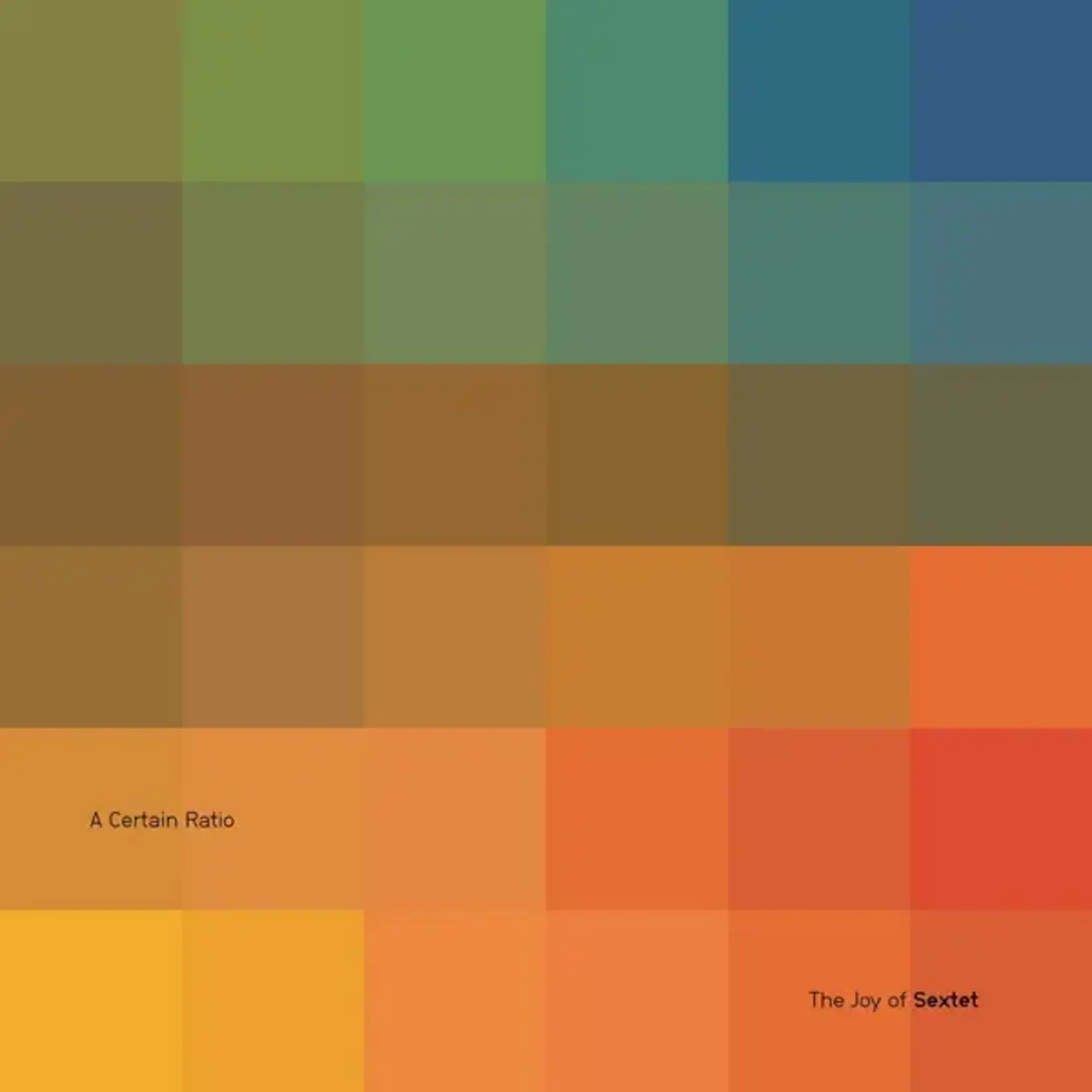 [New Vinyl] A Certain Ratio: The Joy of Sextet (Curacao Coloured Vinyl) [MUTE]
