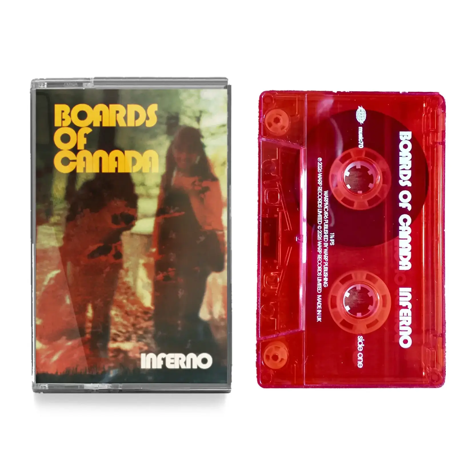 [New] Boards Of Canada: Inferno (Transparent Red Cassette) [WARP RECORDS]
