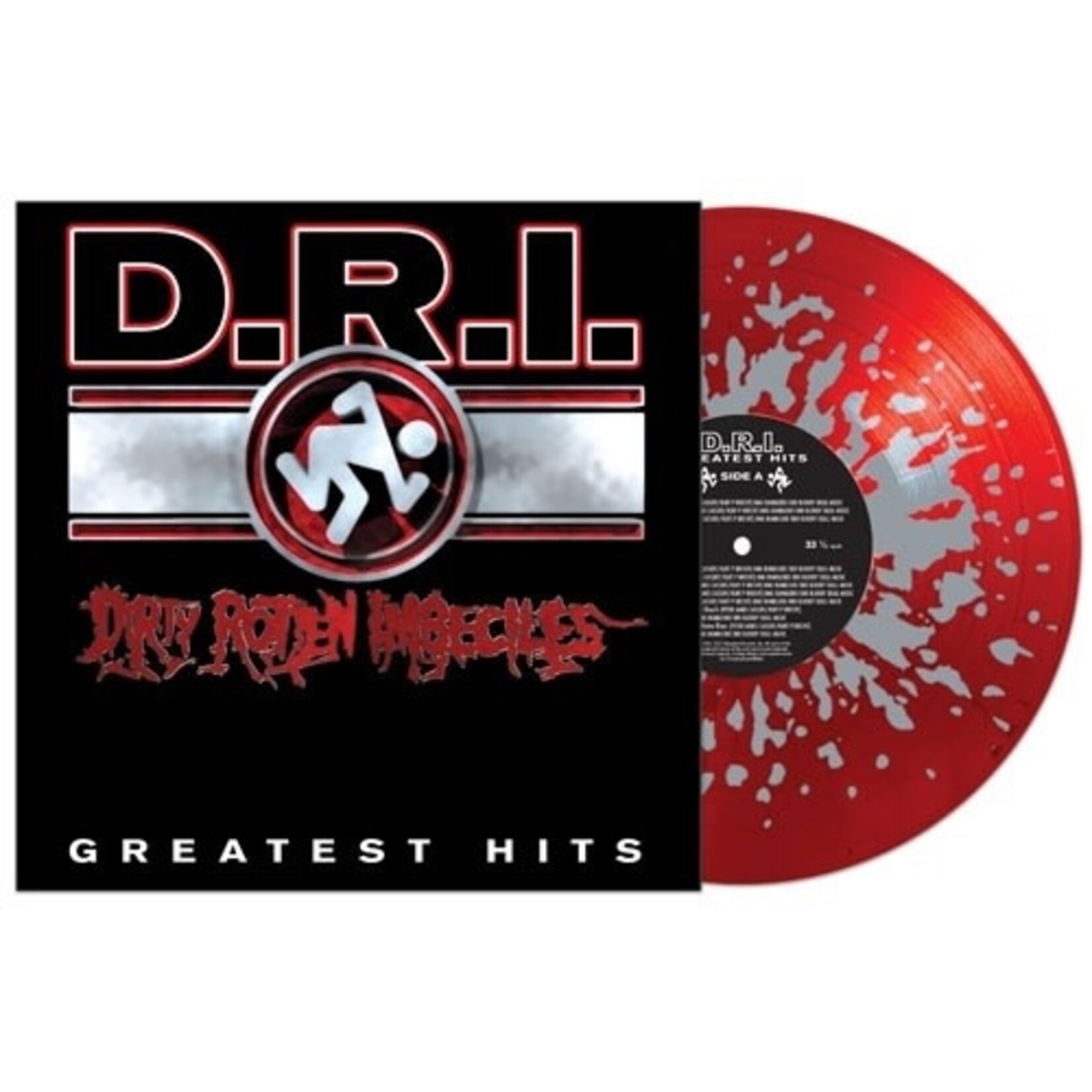 D.R.I.: Greatest Hits (Limited Edition Red/Silver Splatter Vinyl) [CLEOPATRA]