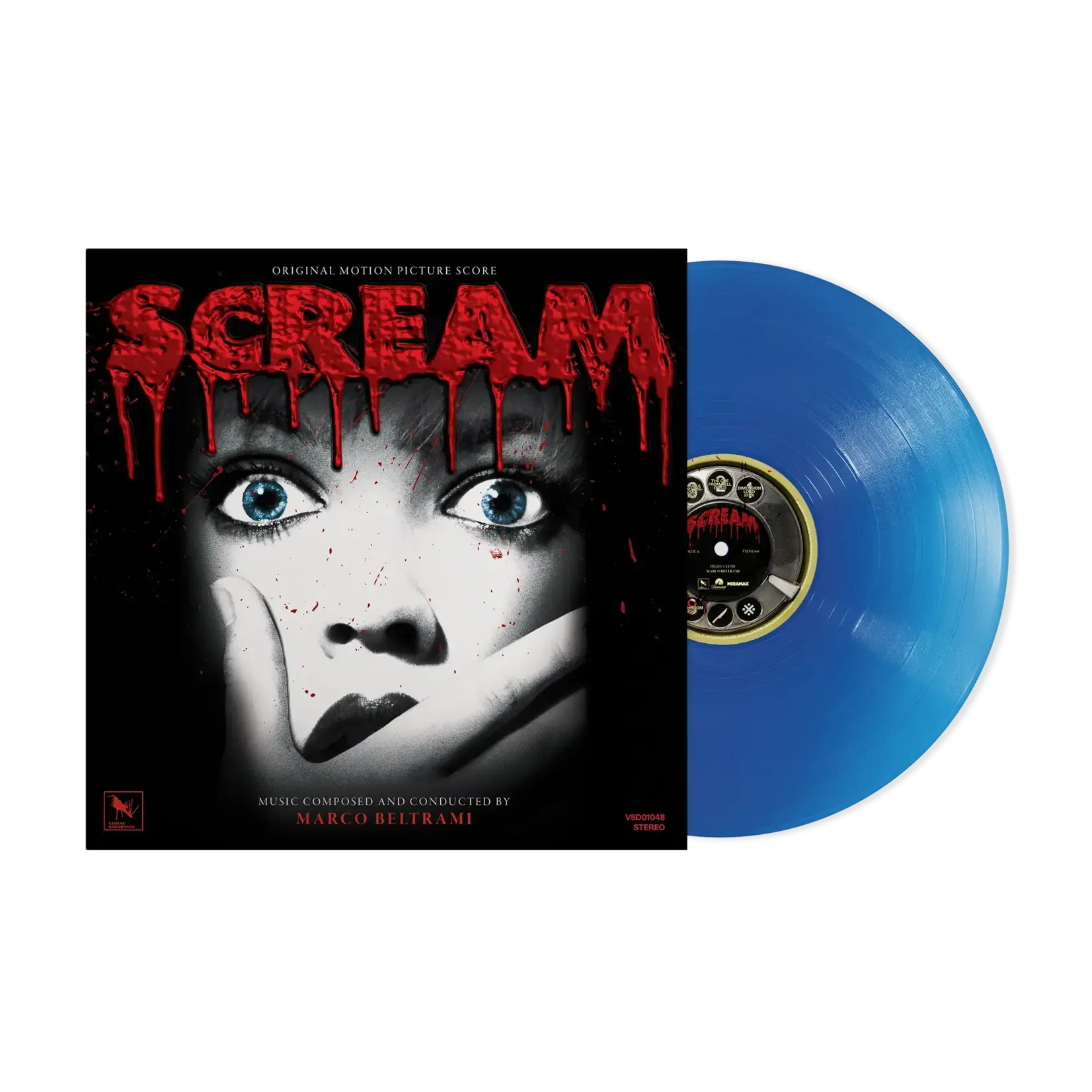 [New Vinyl] soundtrack: Scream (30th ann.) (final phone call blue vinyl-indie exclusive) [VARESE SARABANDE]
