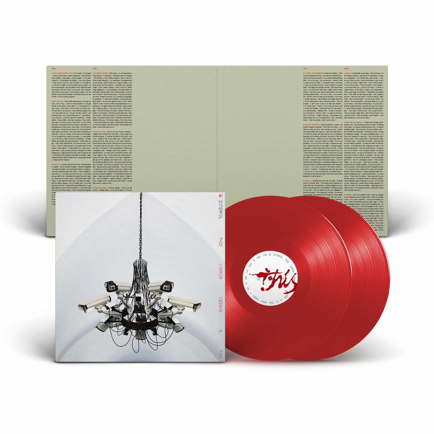 [New Vinyl] Interpol: This Mirror Weighs a Ton (2LP-indie exclusive transparent red vinyl) [PARTISAN RECORDS]