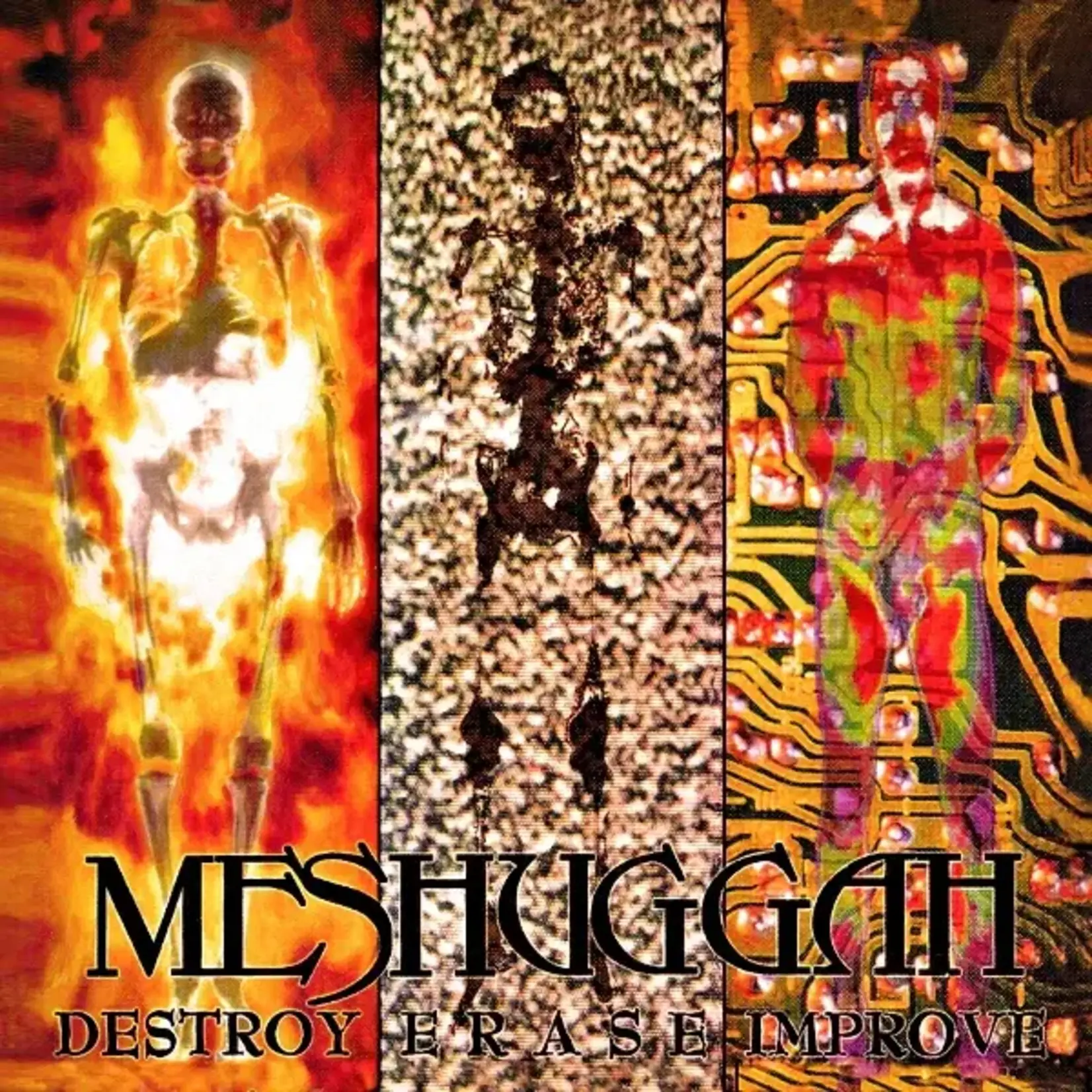 [New Vinyl] Meshuggah: Destroy Erase Improve: 30th Anniversary Edition (2026 Remastered) (Gray, Black, White Marbled Vinyl) [Vinyl Longplay, Reigning Phoenix Music America, LLC]