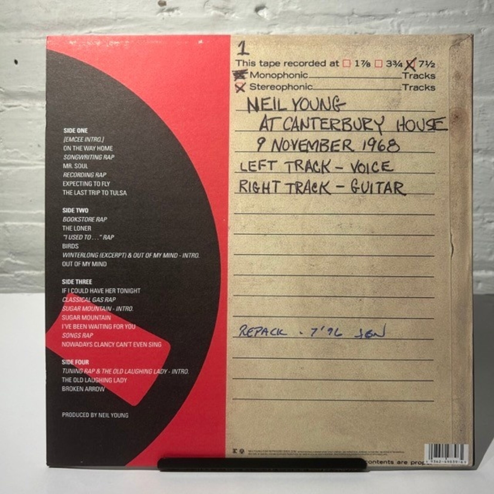 [Kollectible Vinyl] Young, Neil: Sugar Mountain (Live At Canterbury House 1968) (2009, USA, Ex)
