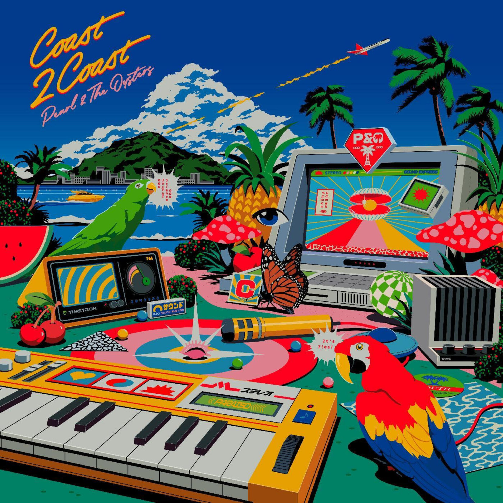 [New Vinyl] Pearl & The Oysters: Coast 2 Coast (Blue Wave Vinyl) [STONES THROW RECORDS]