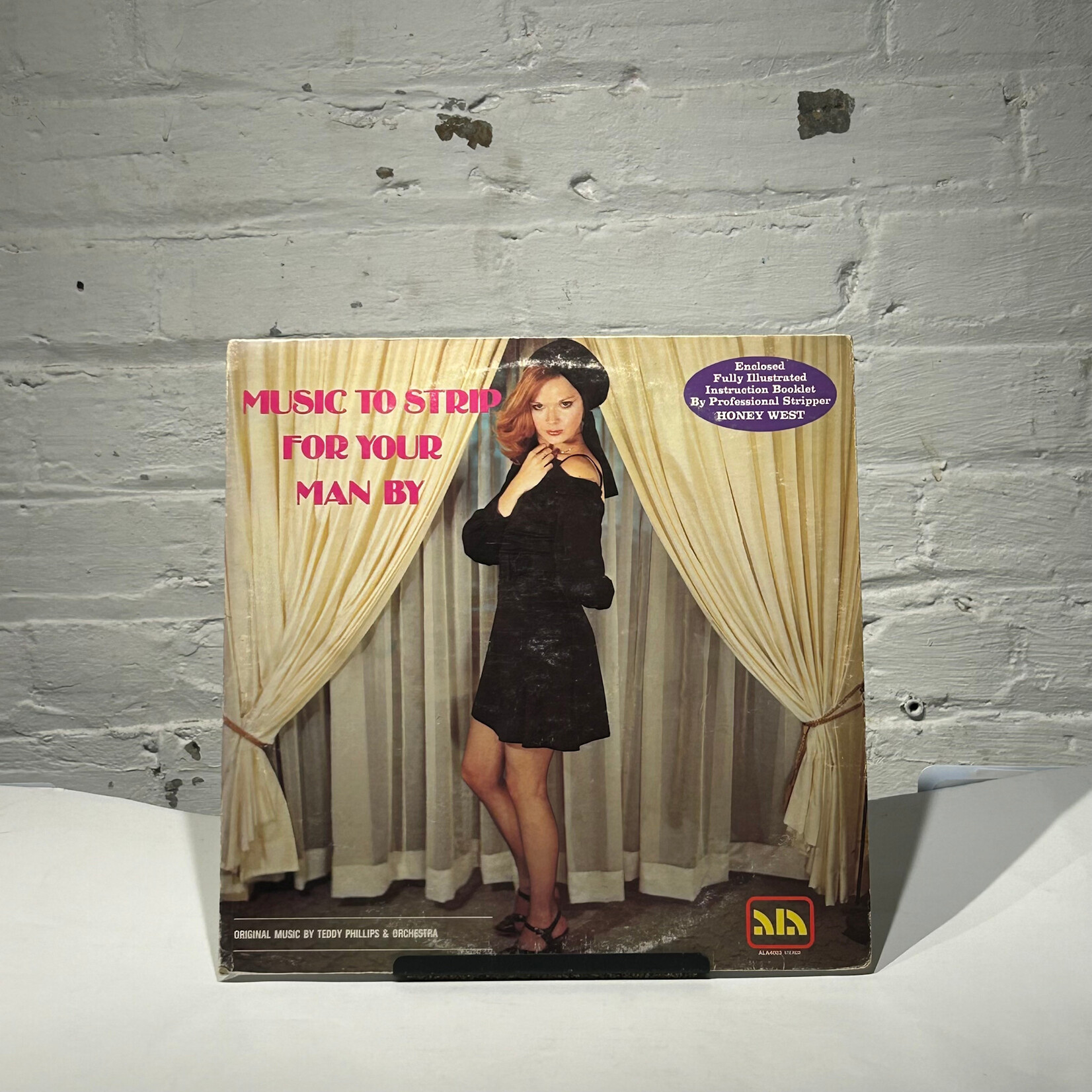 Teddy Phillips And His Orchestra - Music To Strip For Your Man By (1973, USA w/Booklet, VG+)