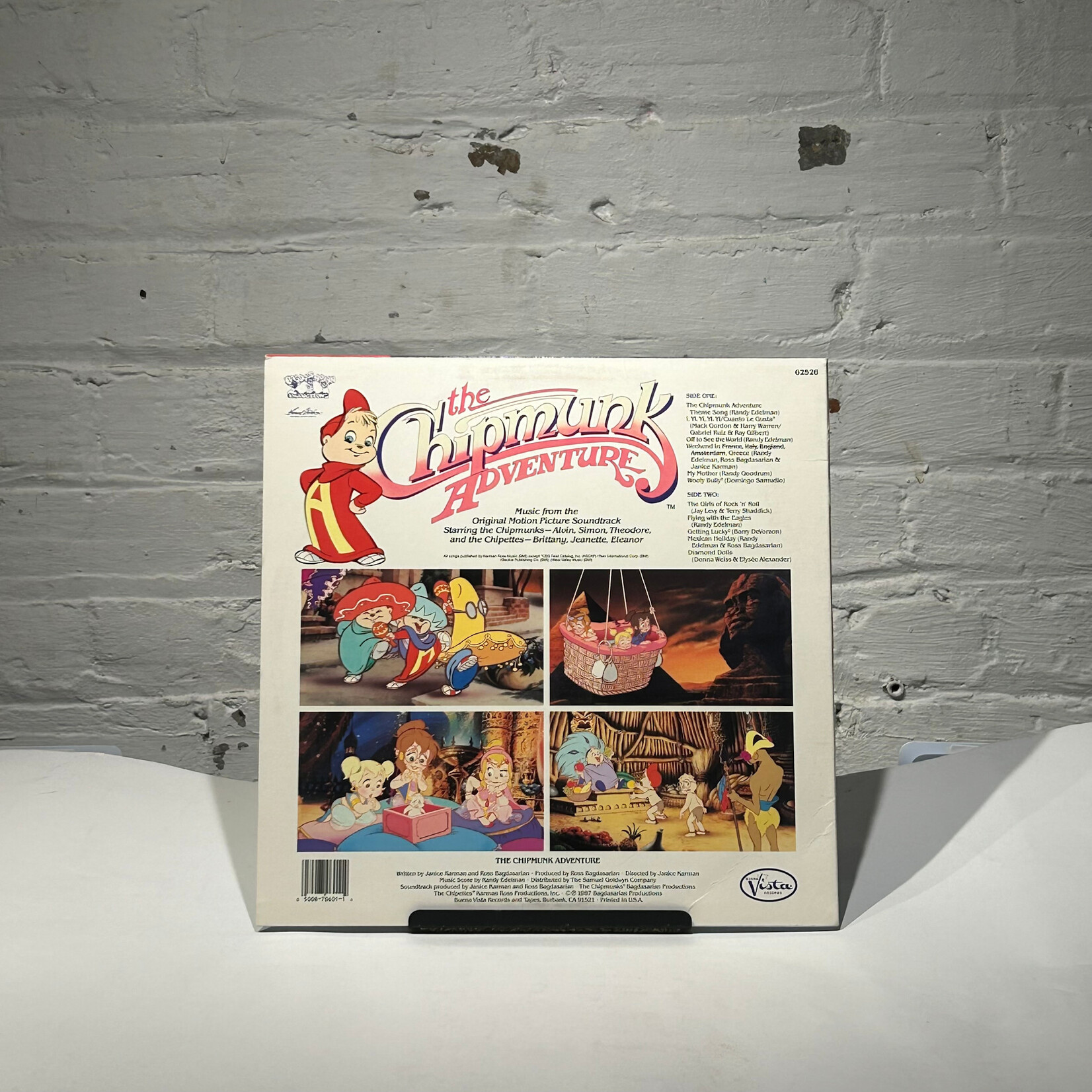 The Chipmunks & The Chipettes: The Chipmunk Adventure (At Last! Alvin's First Motion Picture Soundtrack) (1987, USA, VG+) [BUENA VISTA RECORDS]