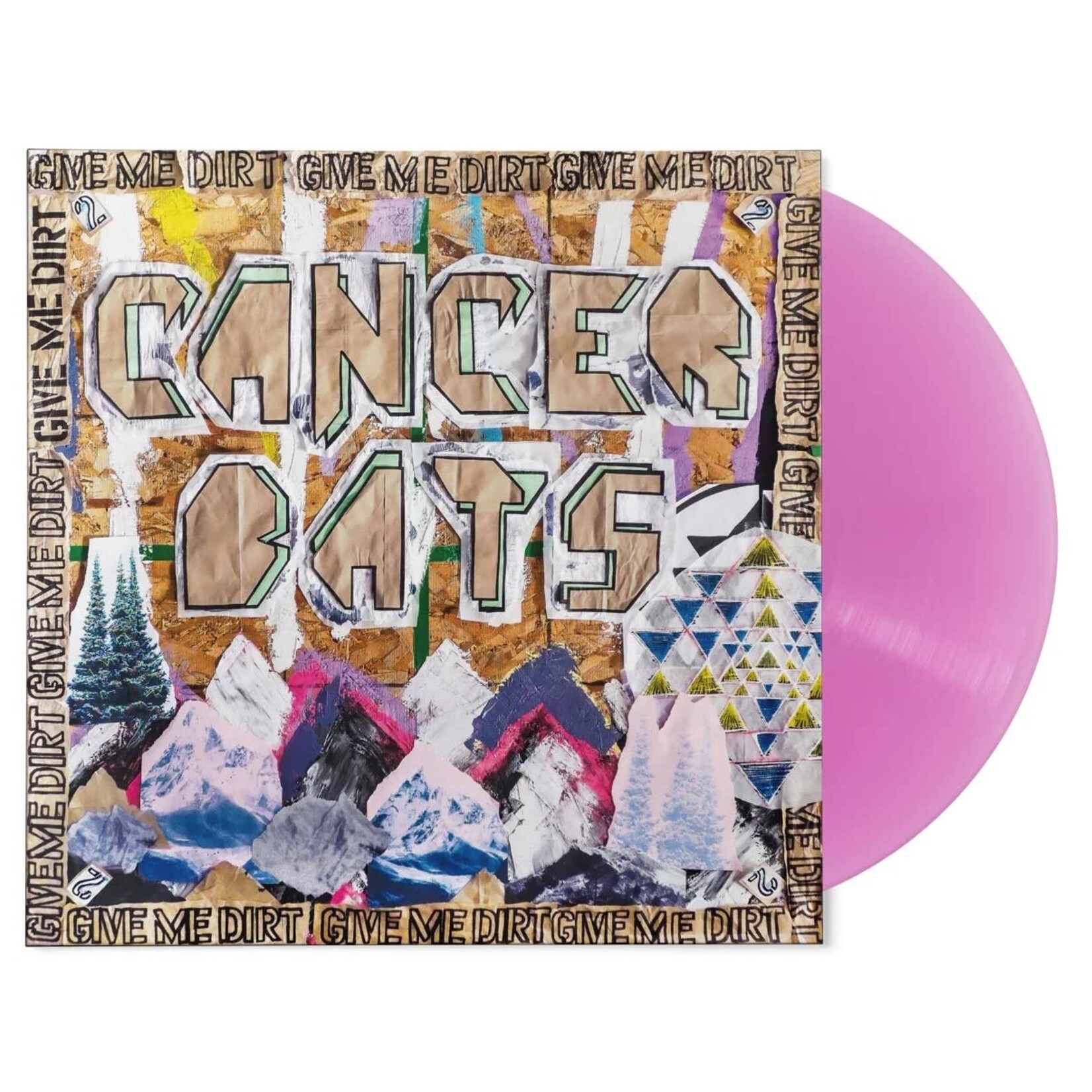 [New Vinyl] Cancer Bats: Give Me Dirt (Limited Edition Semi-Transparent Pink Vinyl, W/ Stencil, Stickers & Pins) [NEW DAMAGE]