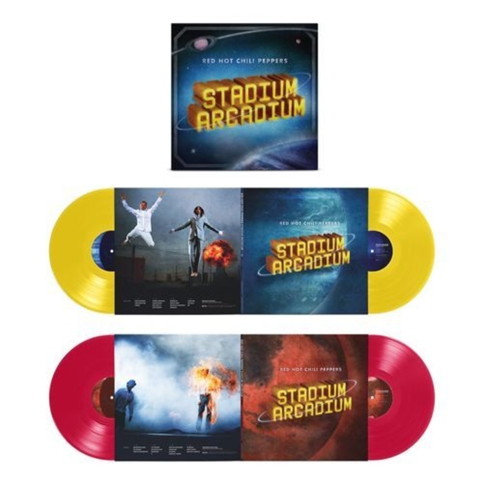 [New Vinyl] Red Hot Chili Peppers: Stadium Arcadium (4-Lp) 20Th Anniversary Limited Edition (Yellow And Red Vinyl) [WARNER]