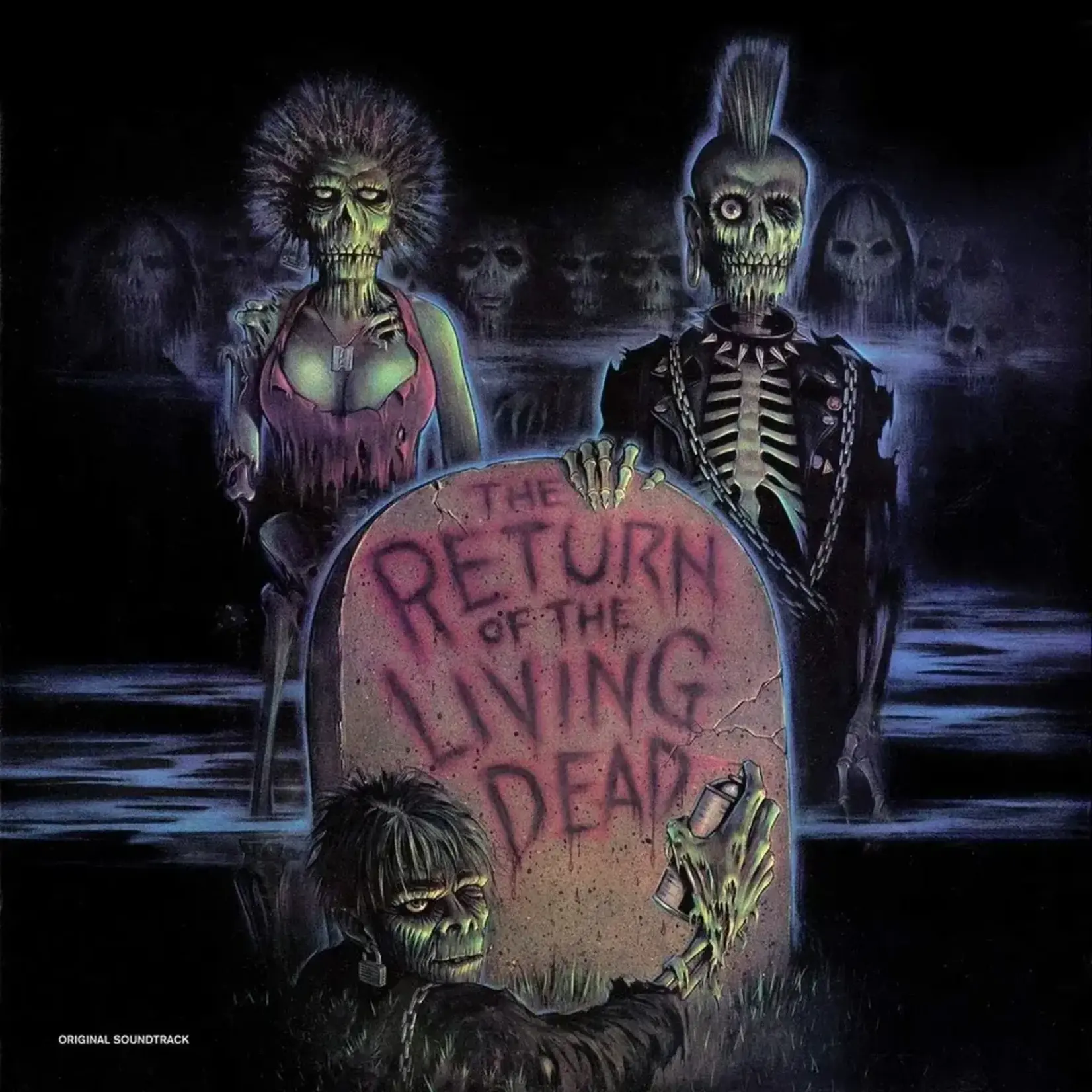 Various Artists: The Return Of The Living Dead--Original Soundtrack (Radioactive Green With Brown Tarman Splatter Vinyl) [REAL GONE MUSIC]