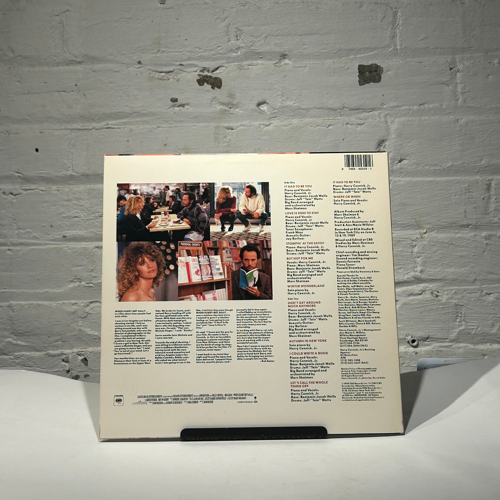 Harry Connick Jr. - Music From The Motion Picture "When Harry Met Sally..."(1983, US, 1st, NM)
