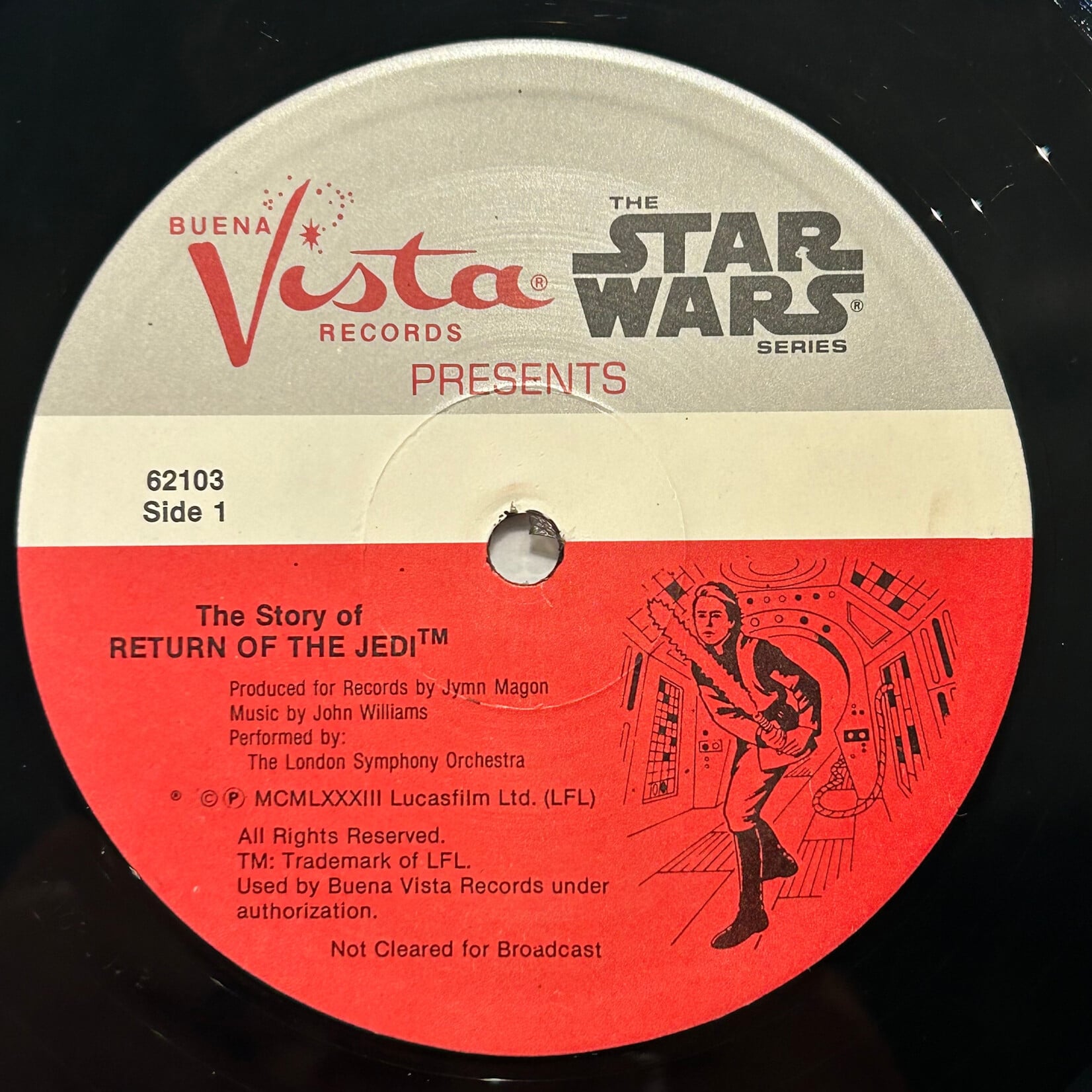 The London Symphony Orchestra: The Story Of Return Of The Jedi (1983, US, In Shrink, w/Book, EX) [BUENA VISTA]